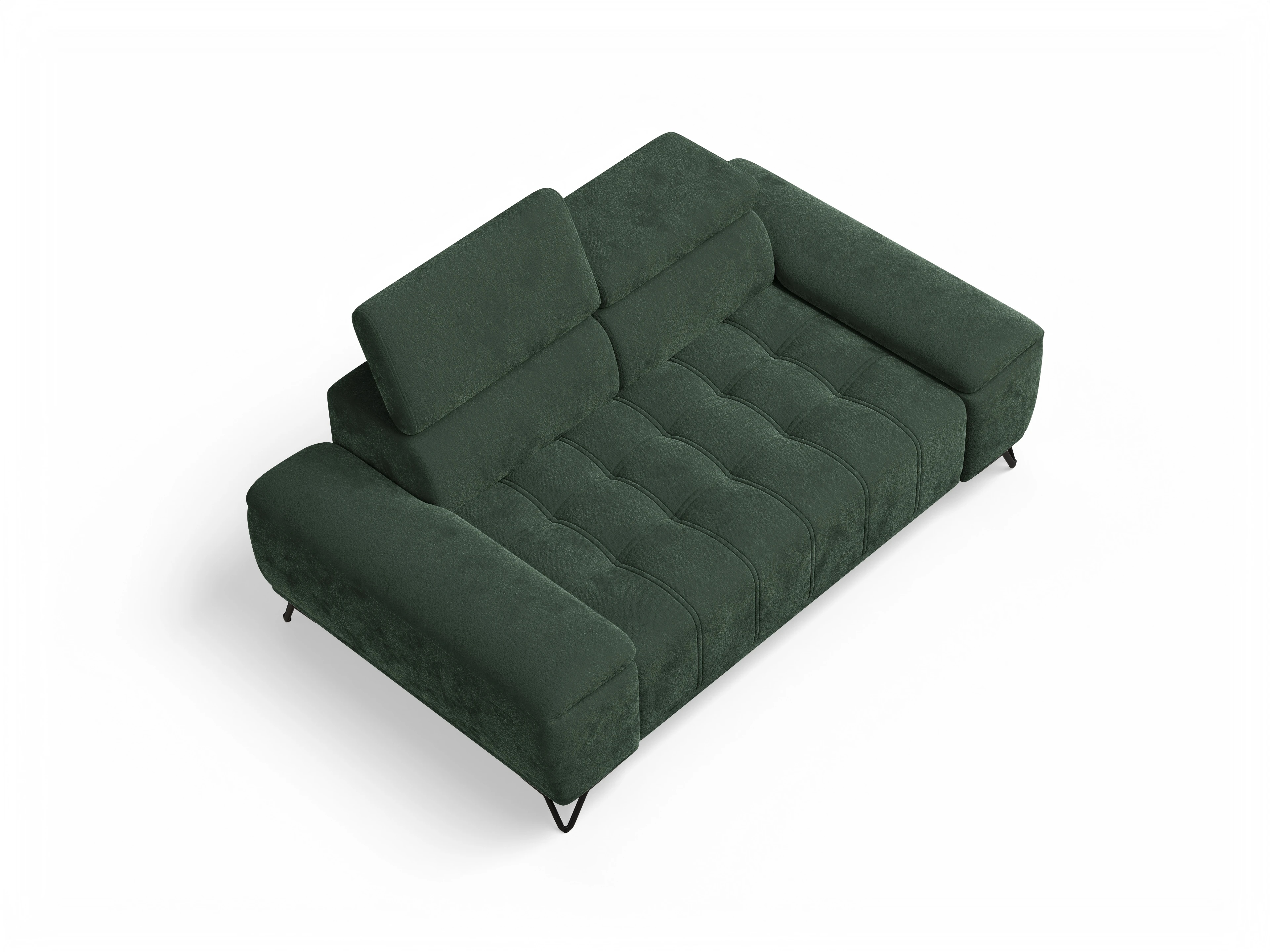 Ansicht des Produktes Sevilla 2-Sitzer Sofa in Stoff Grün