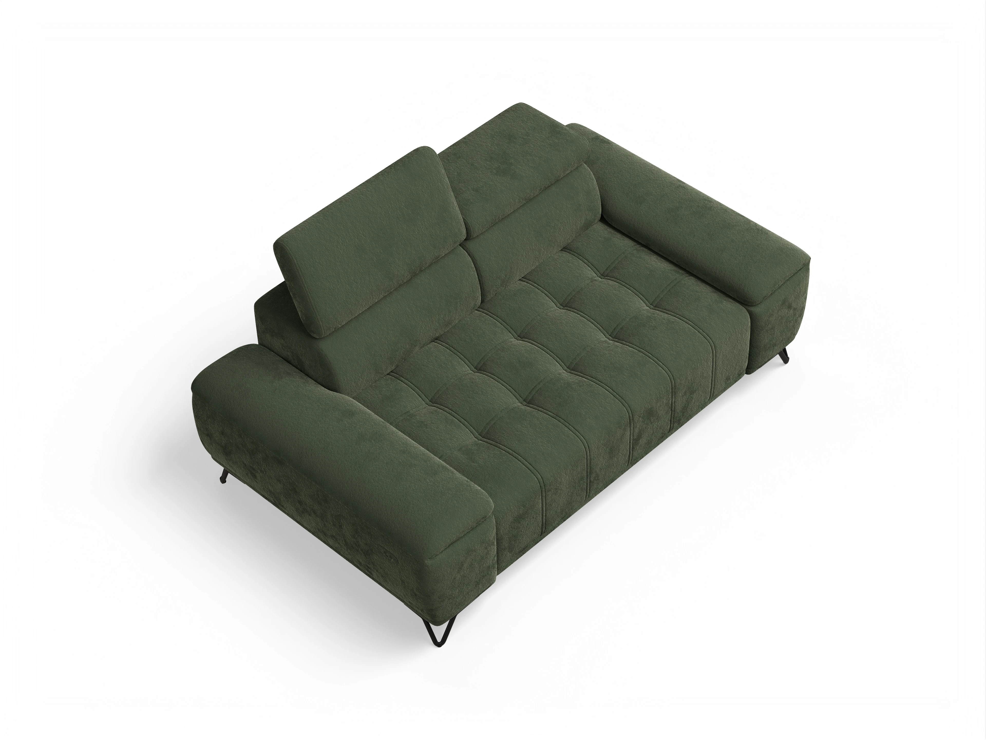 Ansicht des Produktes Sevilla 2-Sitzer Sofa in Stoff Grün