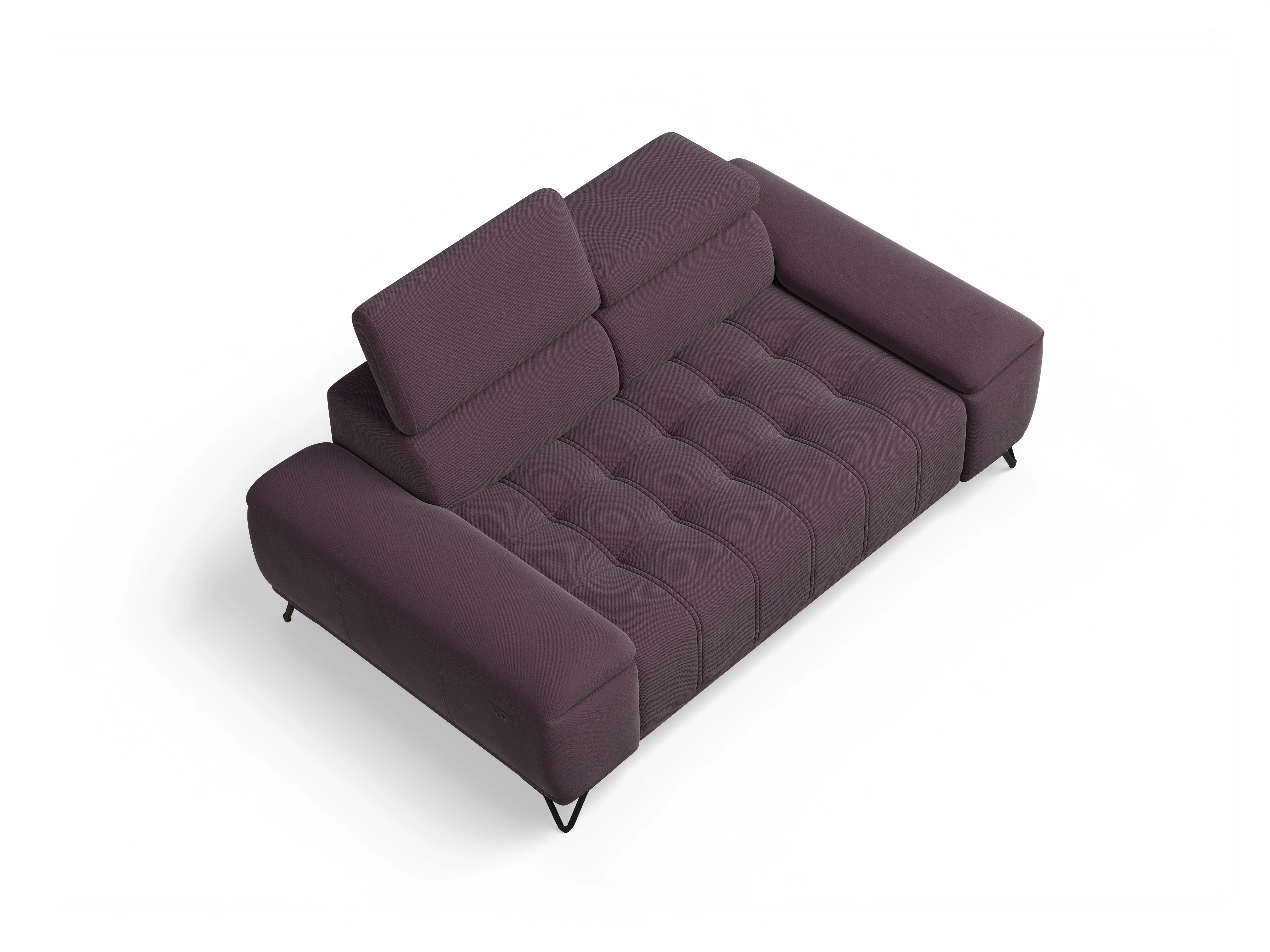 Ansicht des Produktes Sevilla 2-Sitzer Sofa in Stoff Rot