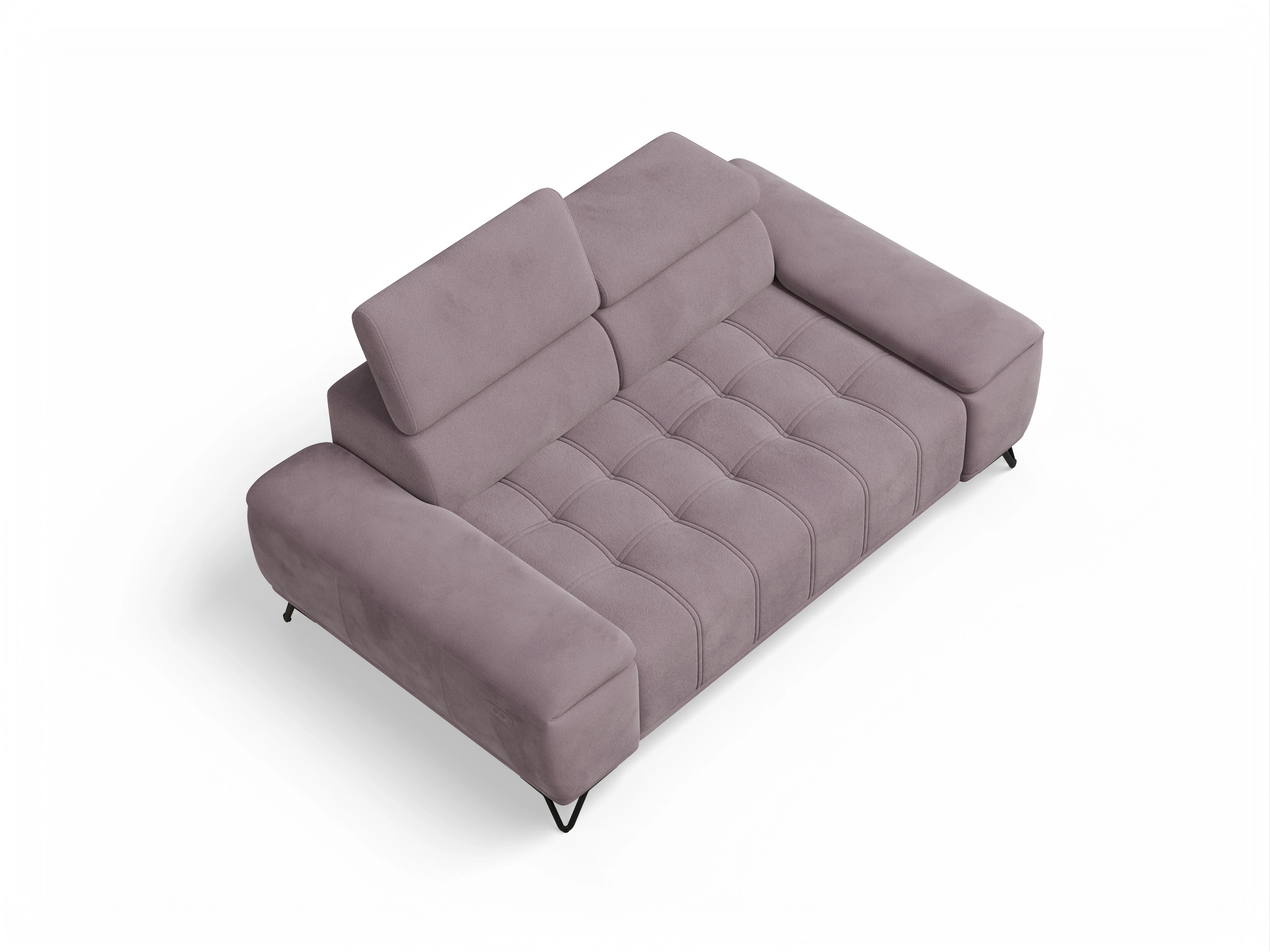 Ansicht des Produktes Sevilla 2-Sitzer Sofa in Stoff Rosa