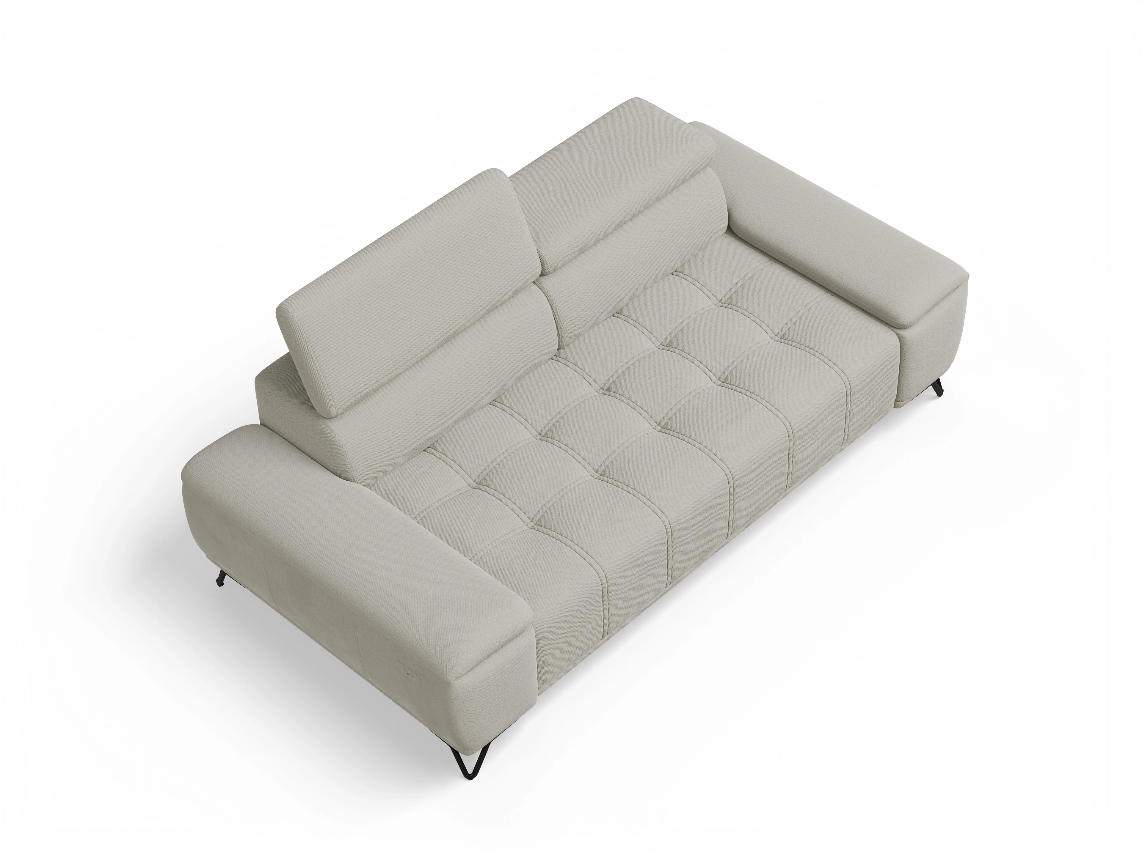 Ansicht des Produktes Sevilla 3-Sitzer Sofa in Stoff Beige