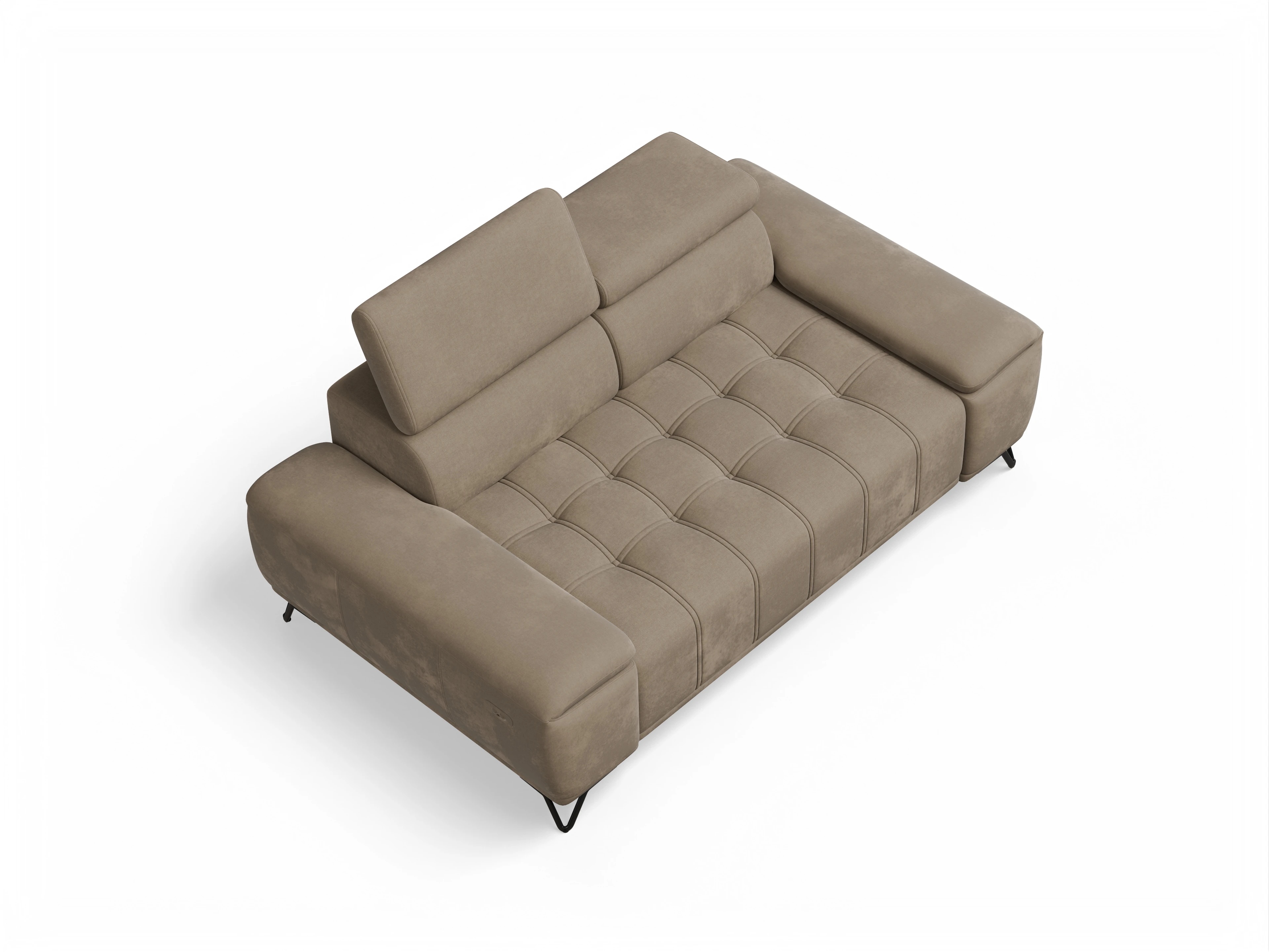 Ansicht des Produktes Sevilla 2-Sitzer Sofa in Stoff Beige