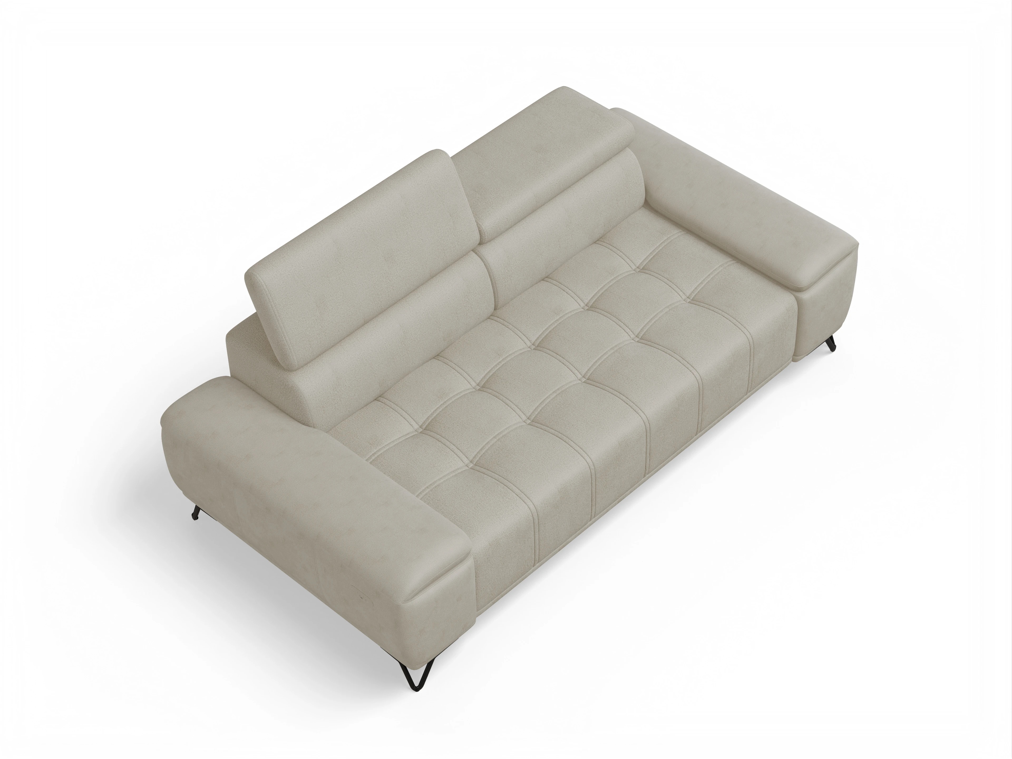 Ansicht des Produktes Sevilla 3-Sitzer Sofa in Stoff Beige