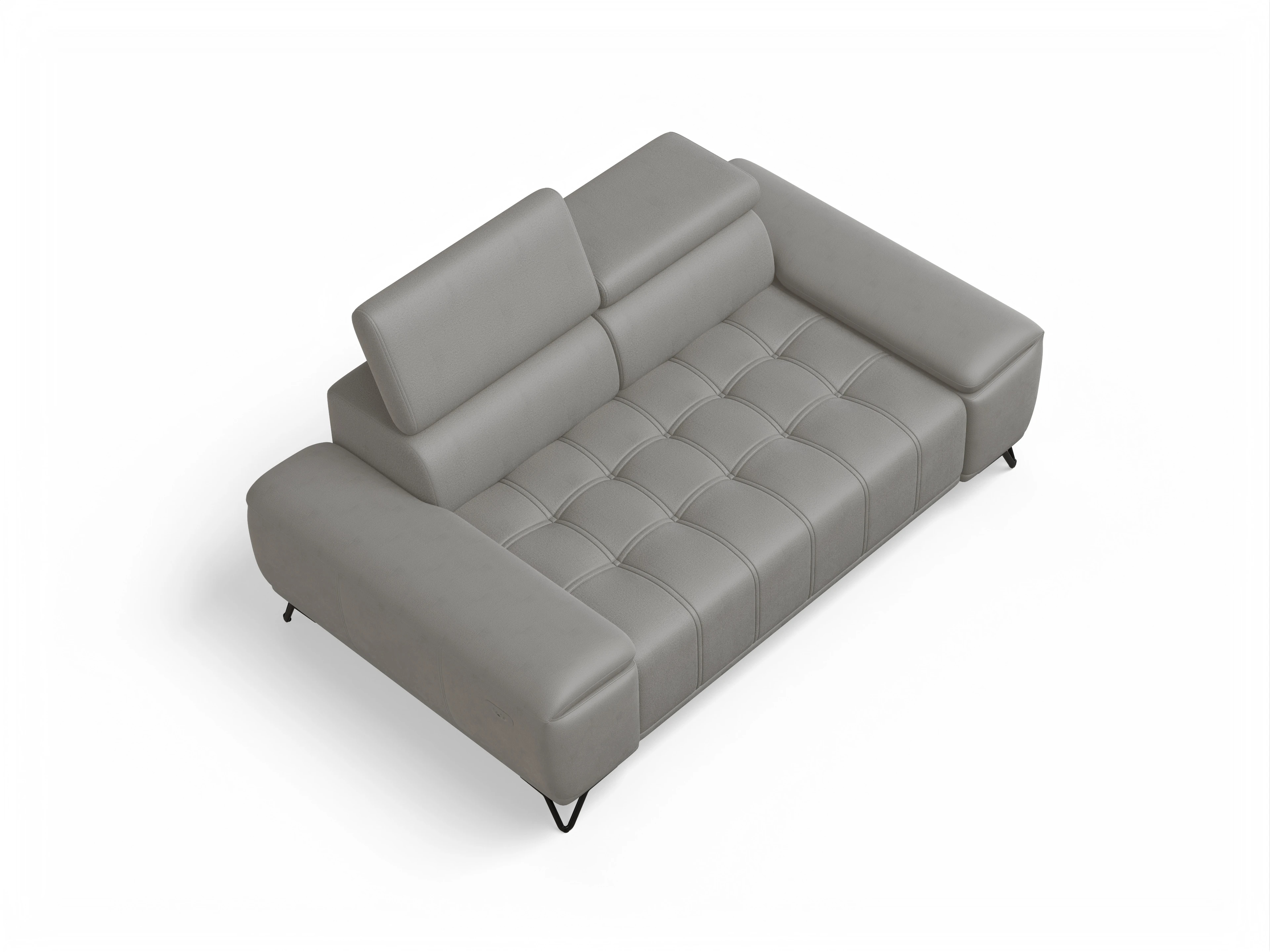 Ansicht des Produktes Sevilla 2-Sitzer Sofa in Stoff Braun