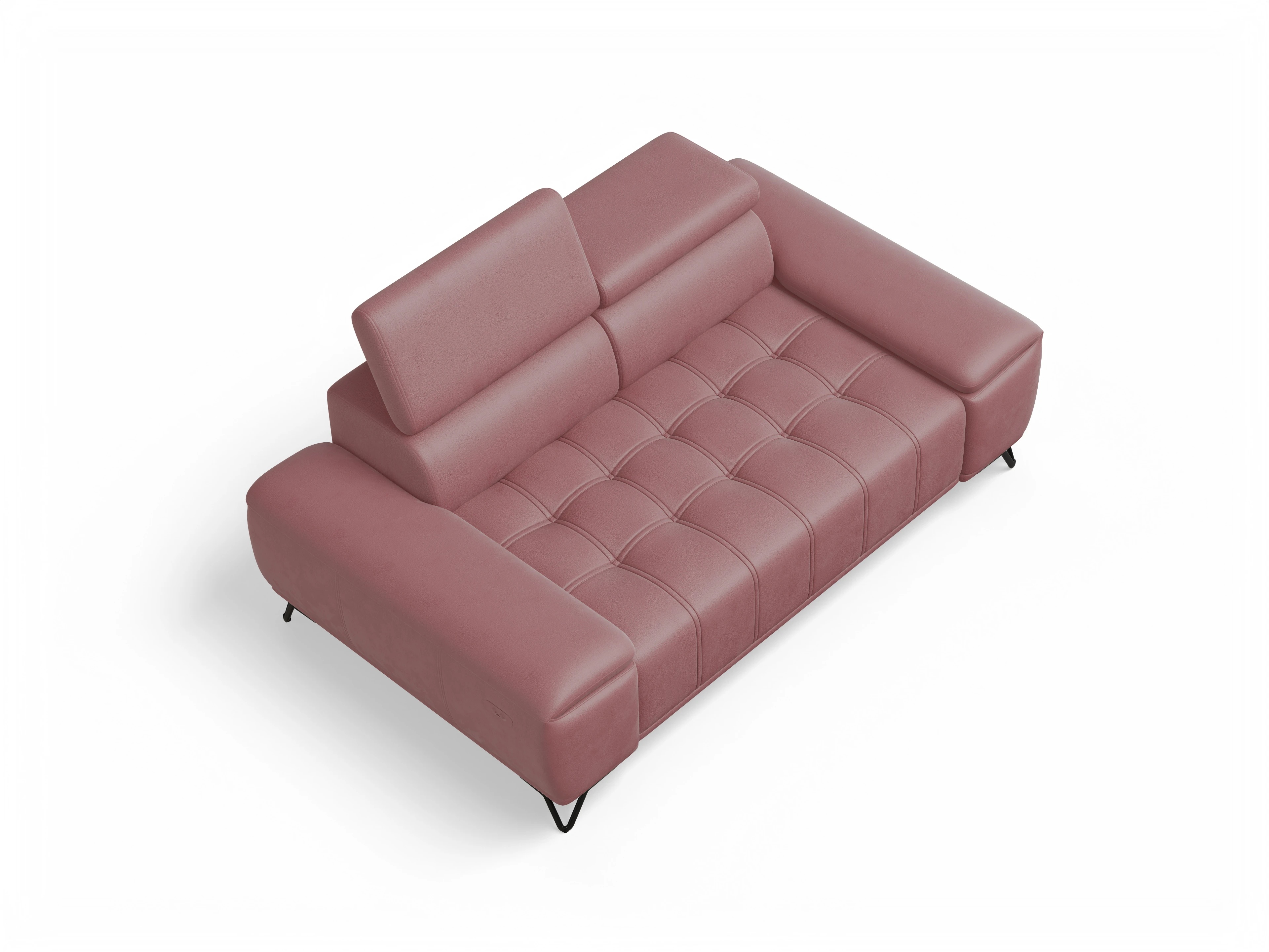 Ansicht des Produktes Sevilla 2-Sitzer Sofa in Stoff Orange