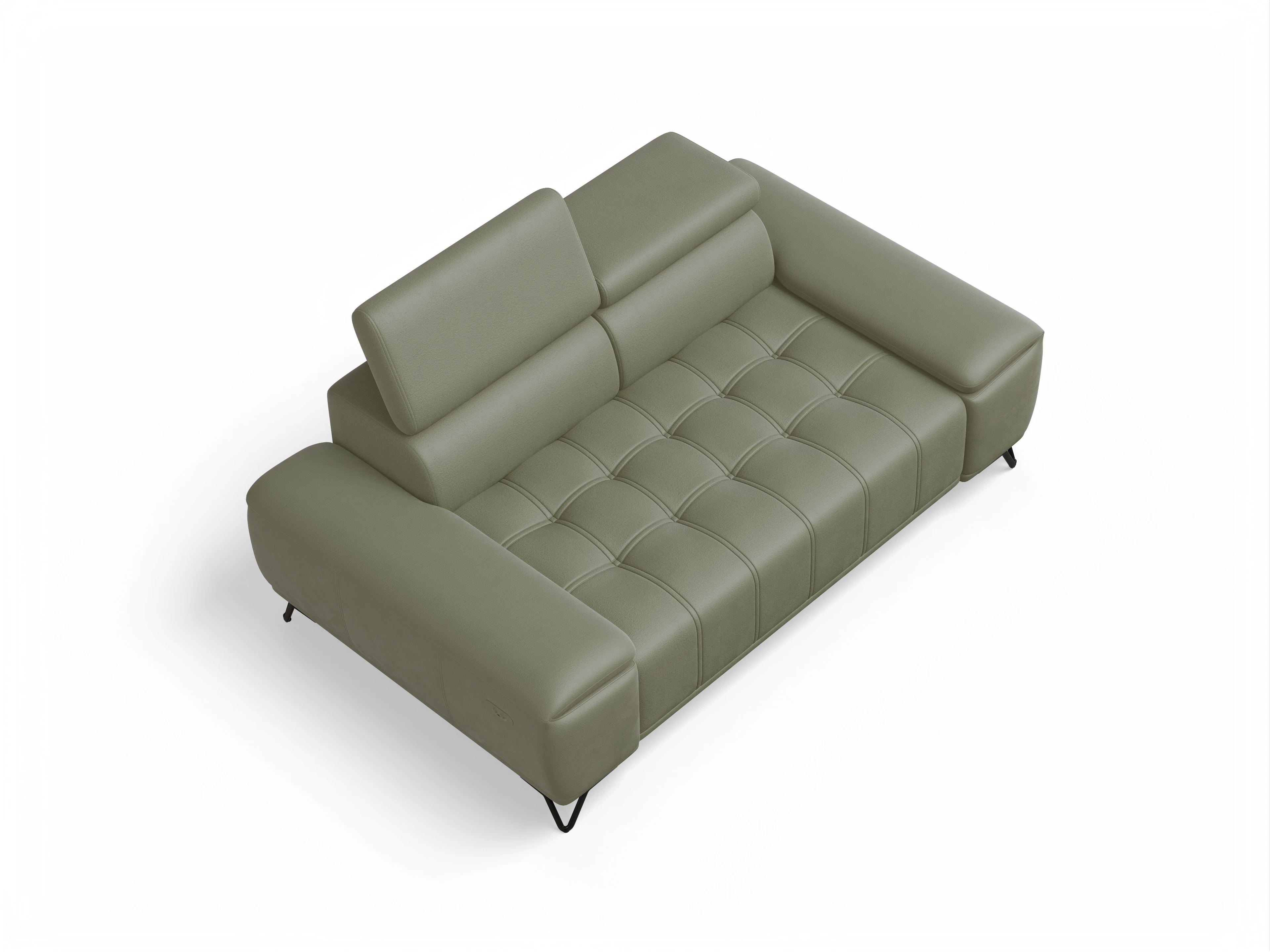 Ansicht des Produktes Sevilla 2-Sitzer Sofa in Stoff Grün