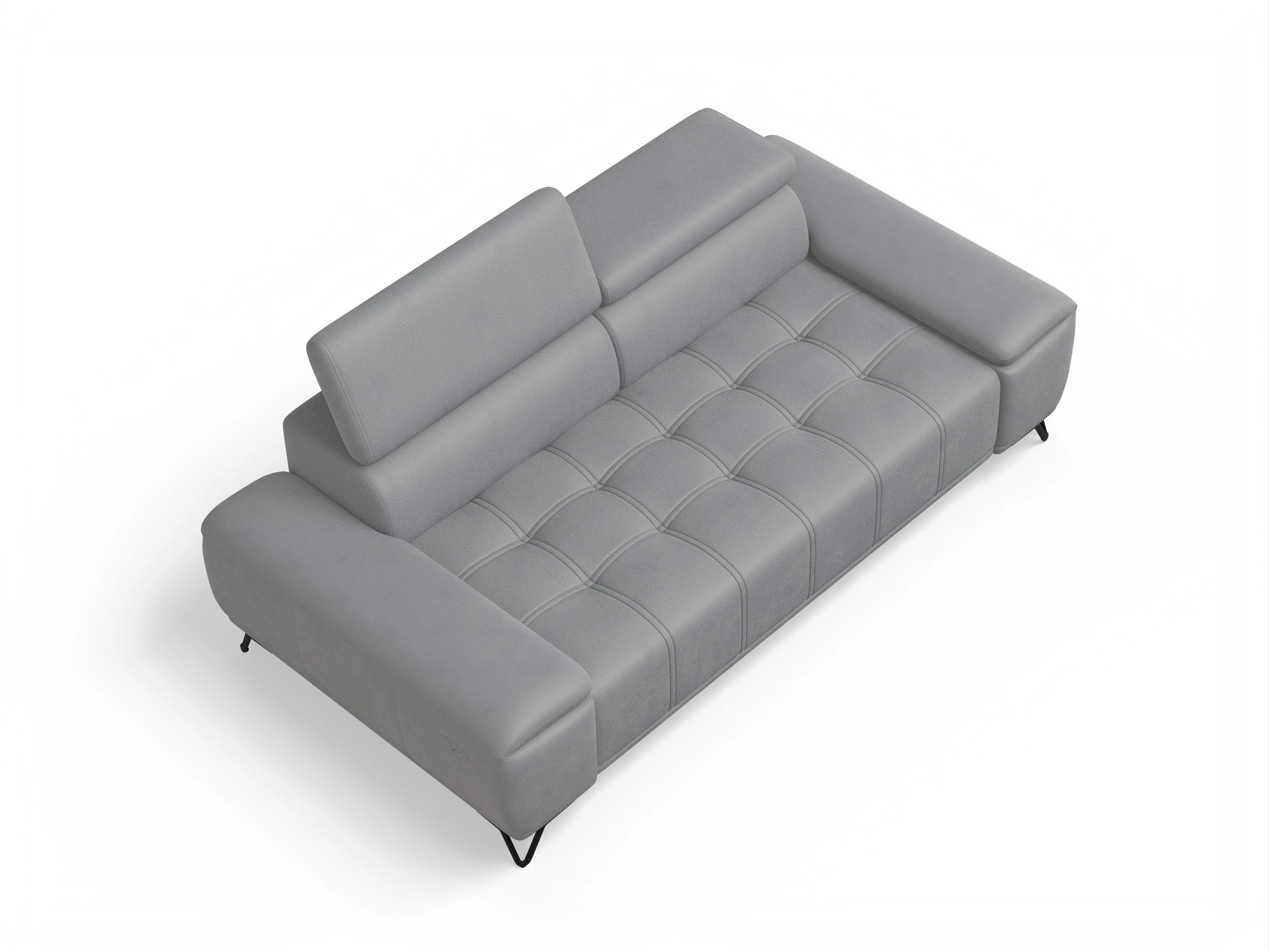 Sevilla 3-Sitzer Sofa Ansicht des Produktes Sevilla 3-Sitzer Sofa in Stoff Grau