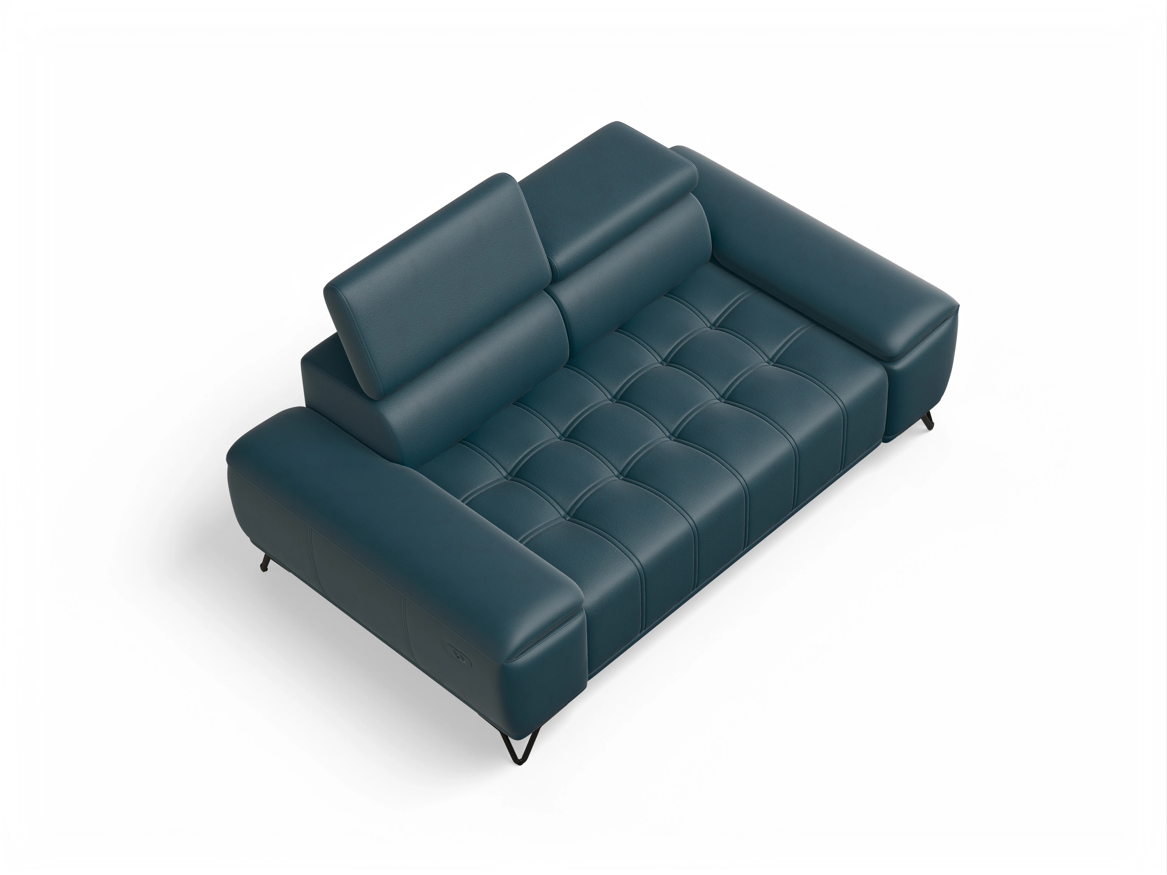 Ansicht des Produktes Sevilla 2-Sitzer Sofa in Stoff Blau