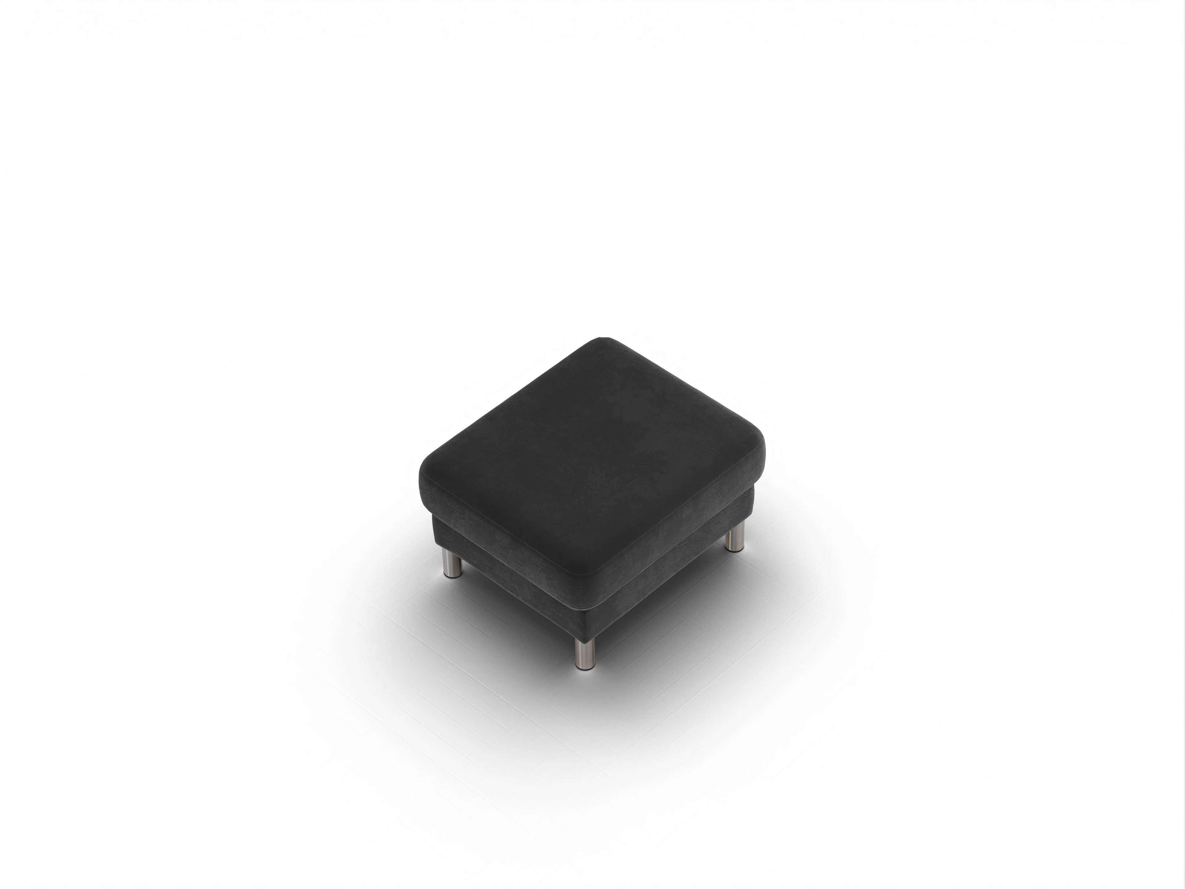 Campo Hocker Ansicht des Produktes Campo 2.0 Hocker in Stoff Schwarz