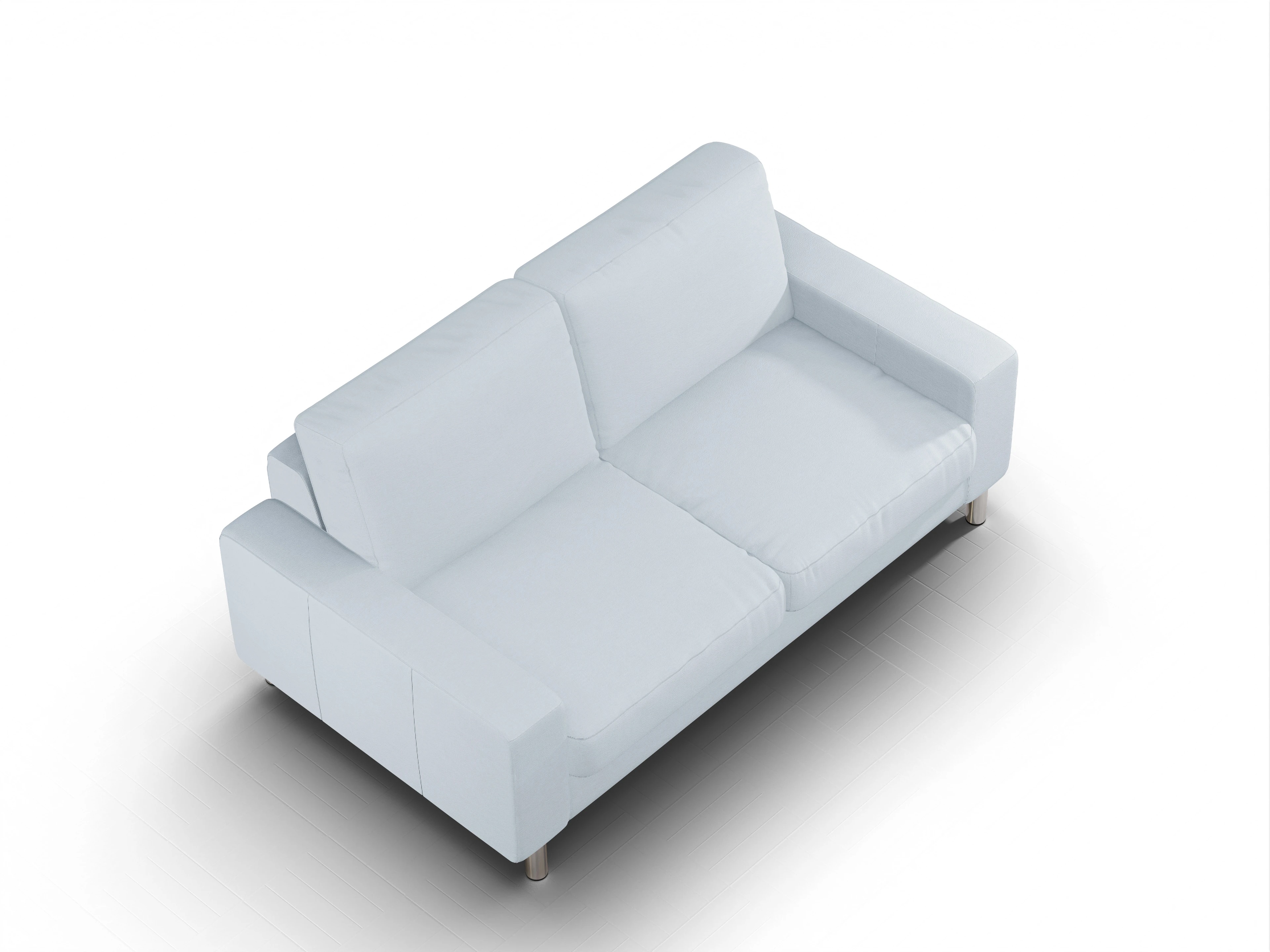 Ansicht des Produktes Campo 2.0 2-Sitzer Sofa in Stoff Blau