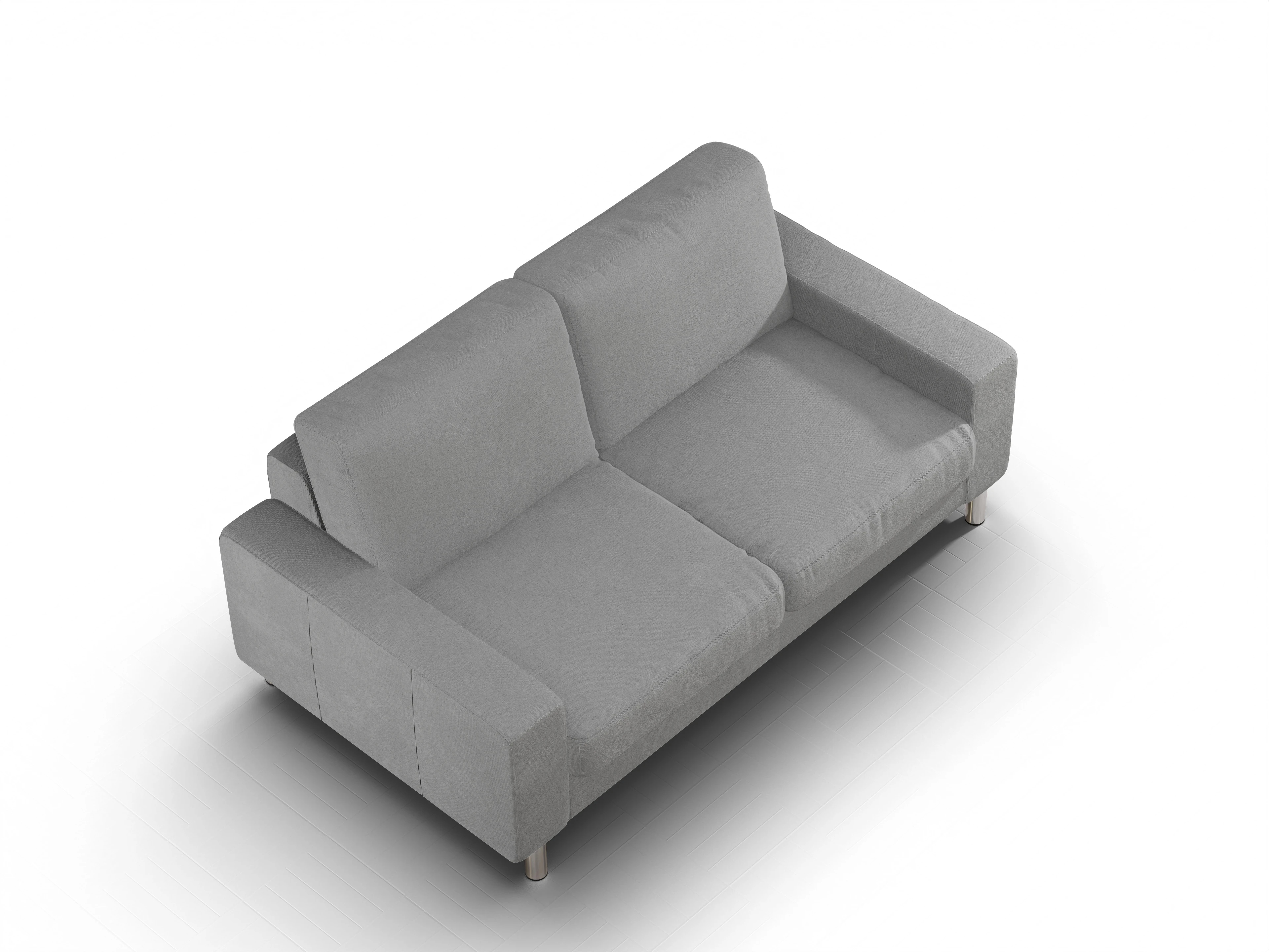 Ansicht des Produktes Campo 2.0 2-Sitzer Sofa in Stoff Grau