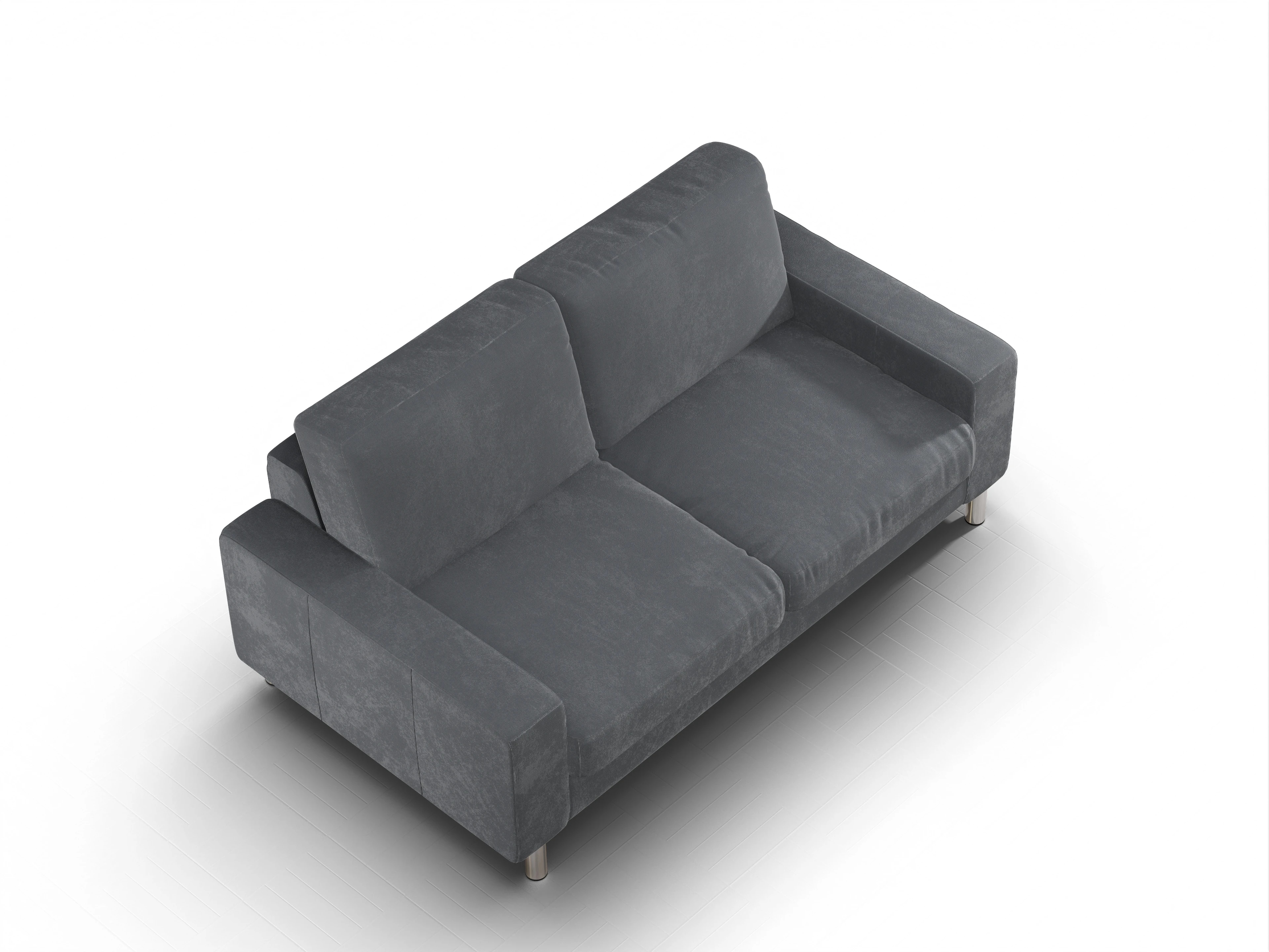 Ansicht des Produktes Campo 2.0 2-Sitzer Sofa in Stoff Braun