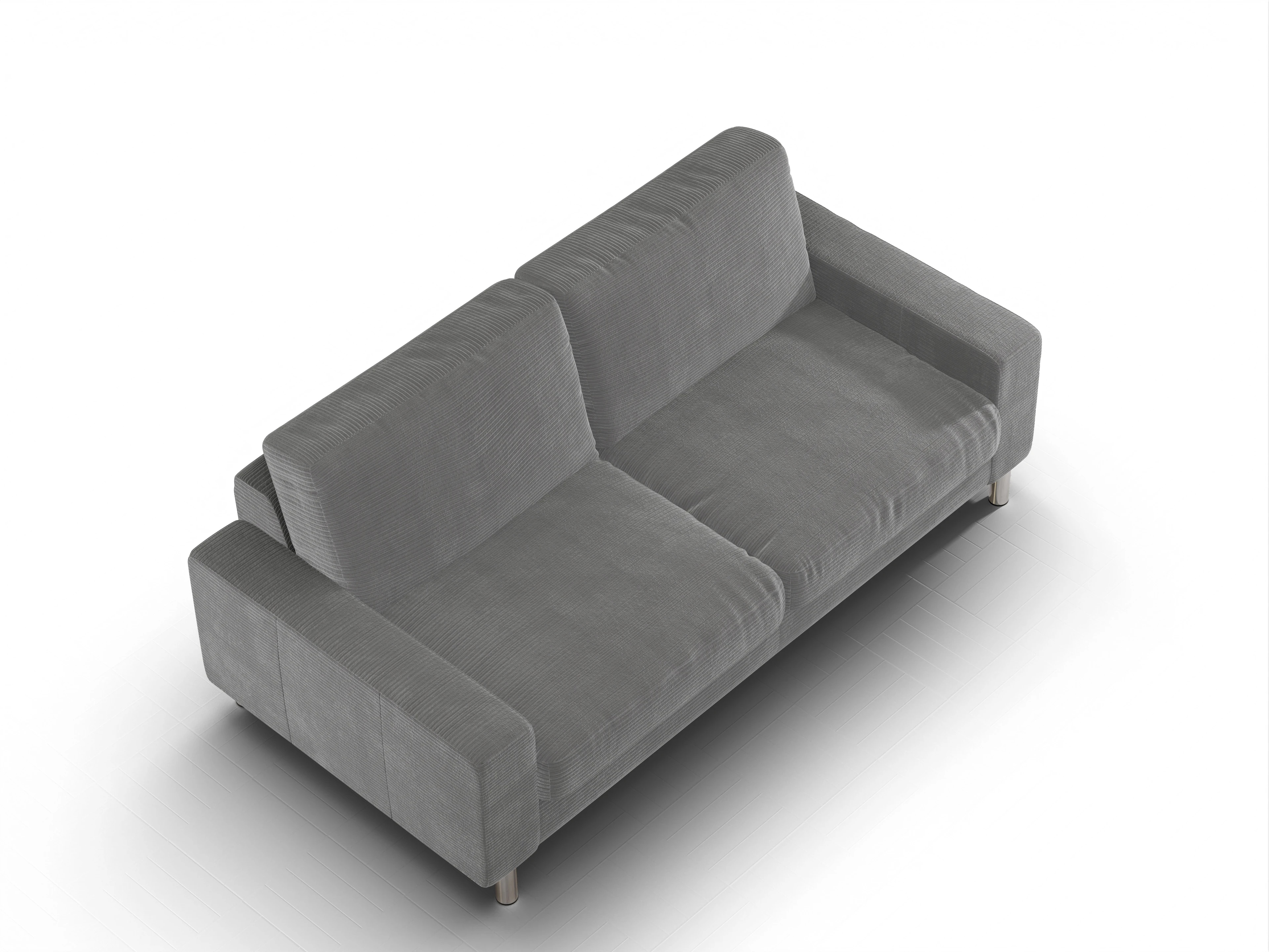 Campo 2,5-Sitzer Sofa Ansicht des Produktes Campo 2.0 2,5-Sitzer Sofa in Stoff Grau