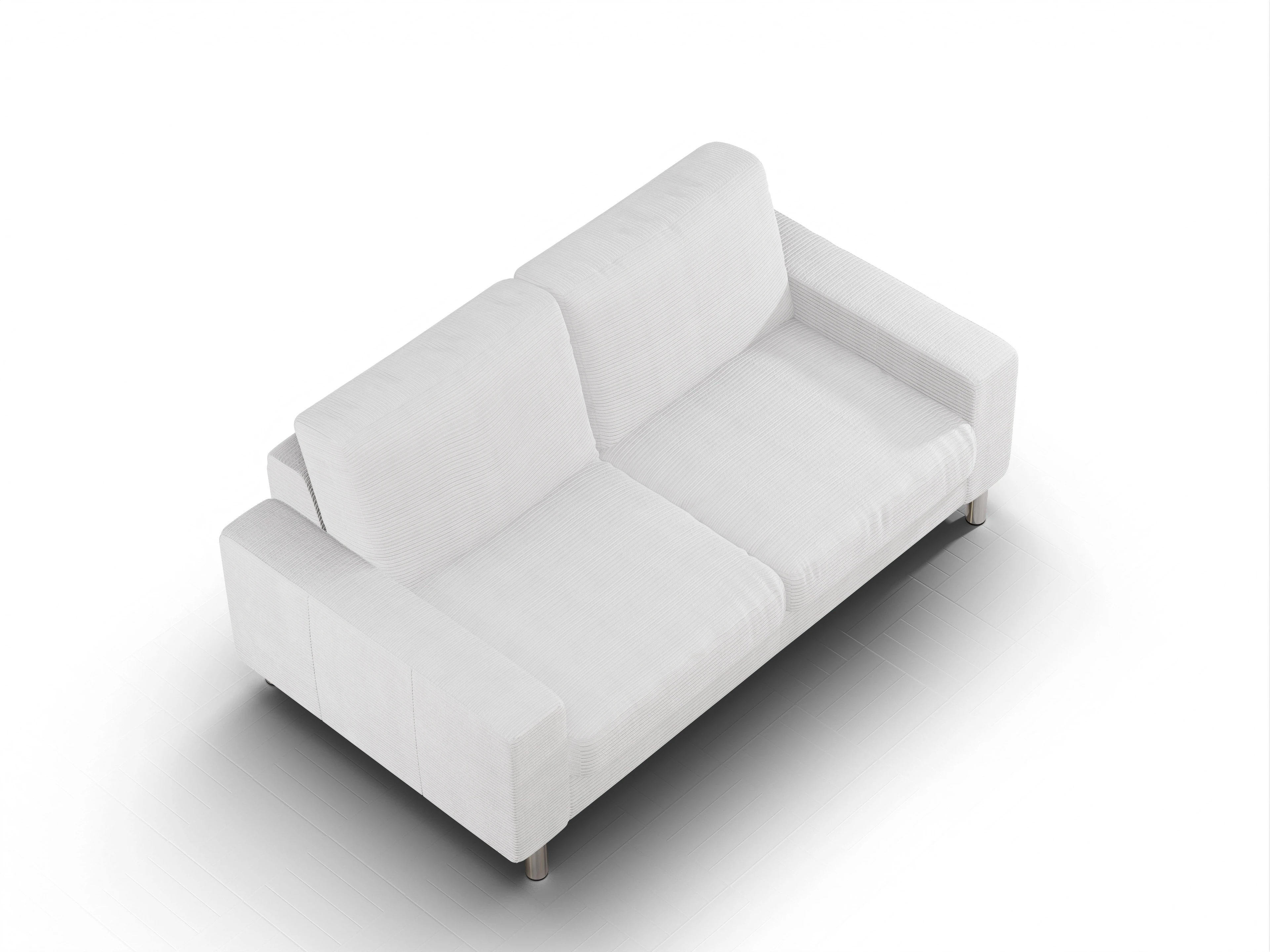 Ansicht des Produktes Campo 2.0 2-Sitzer Sofa in Stoff Grau