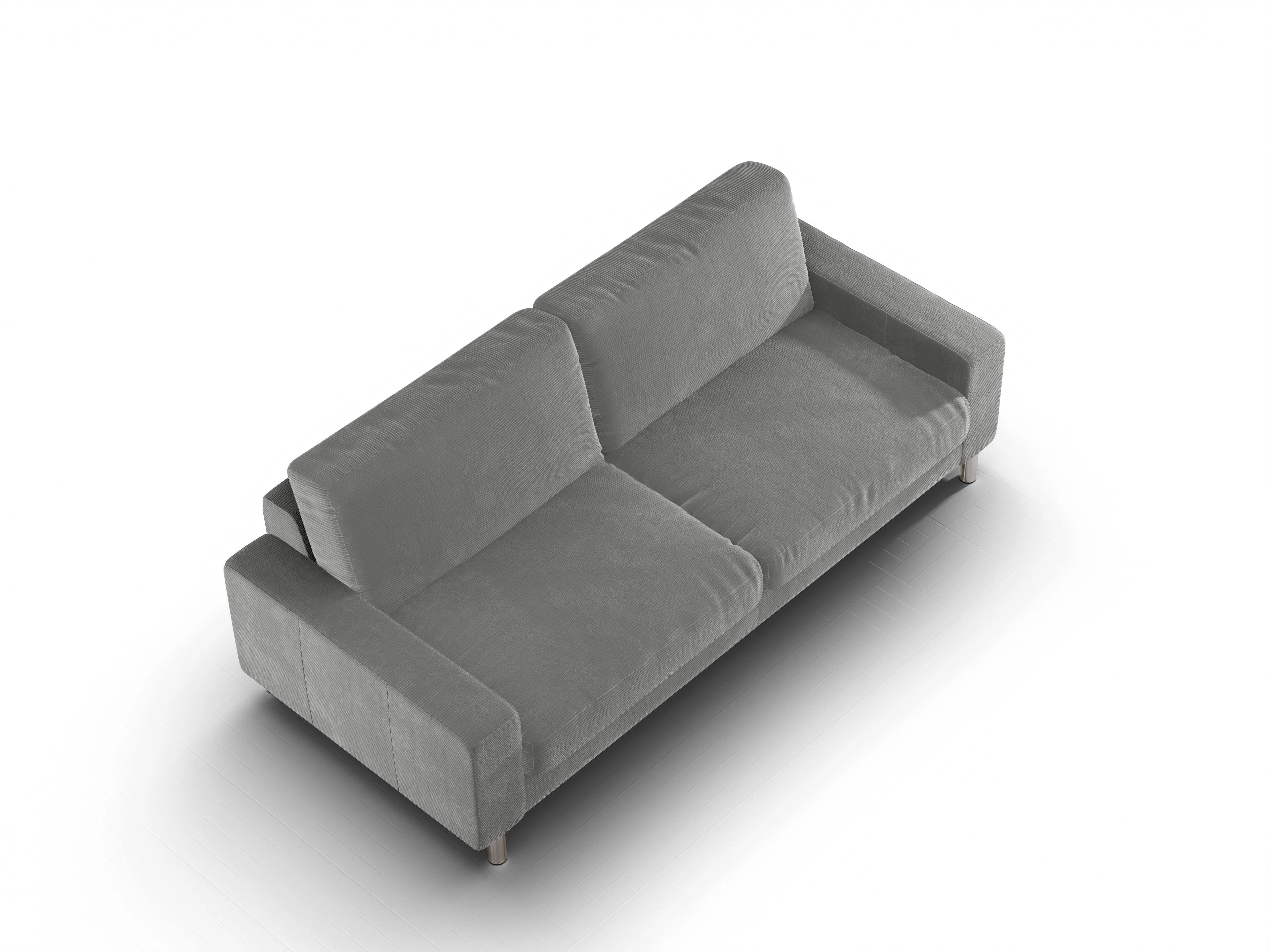 Ansicht des Produktes Campo 2.0 3-Sitzer Sofa in Stoff Grau