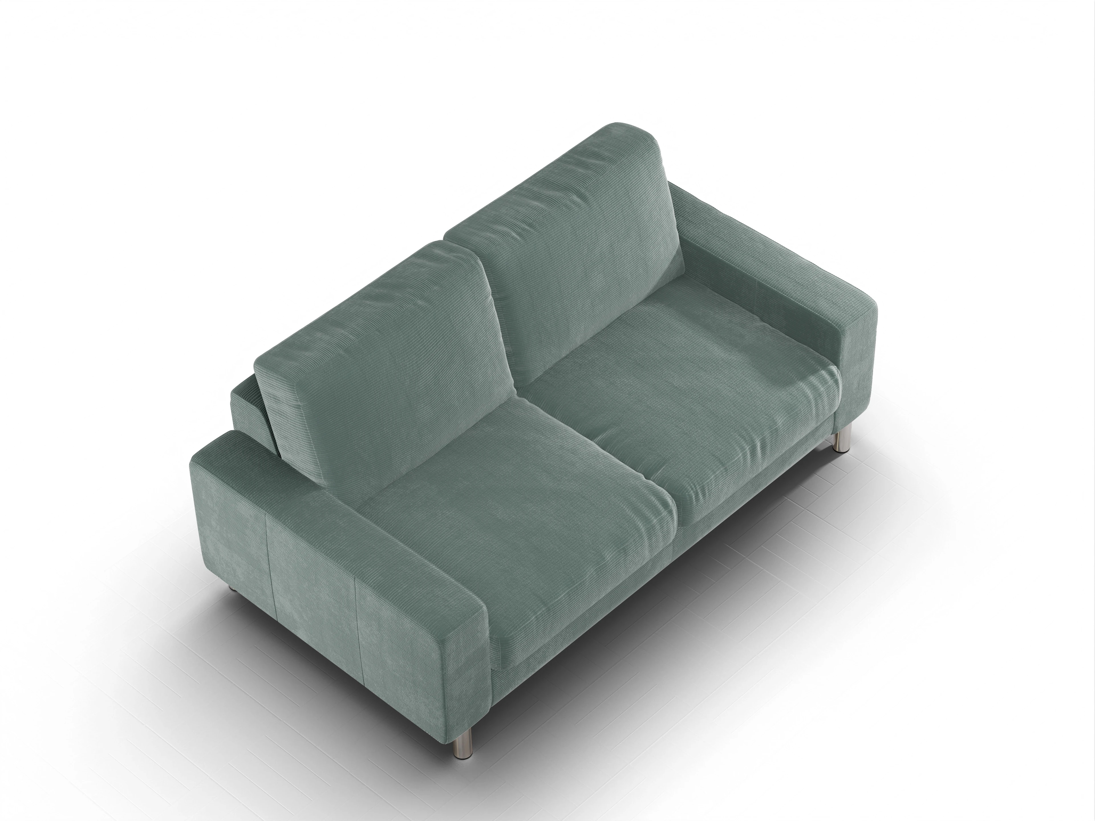 Campo 2-Sitzer Sofa Ansicht des Produktes Campo 2.0 2-Sitzer Sofa in Stoff Grün