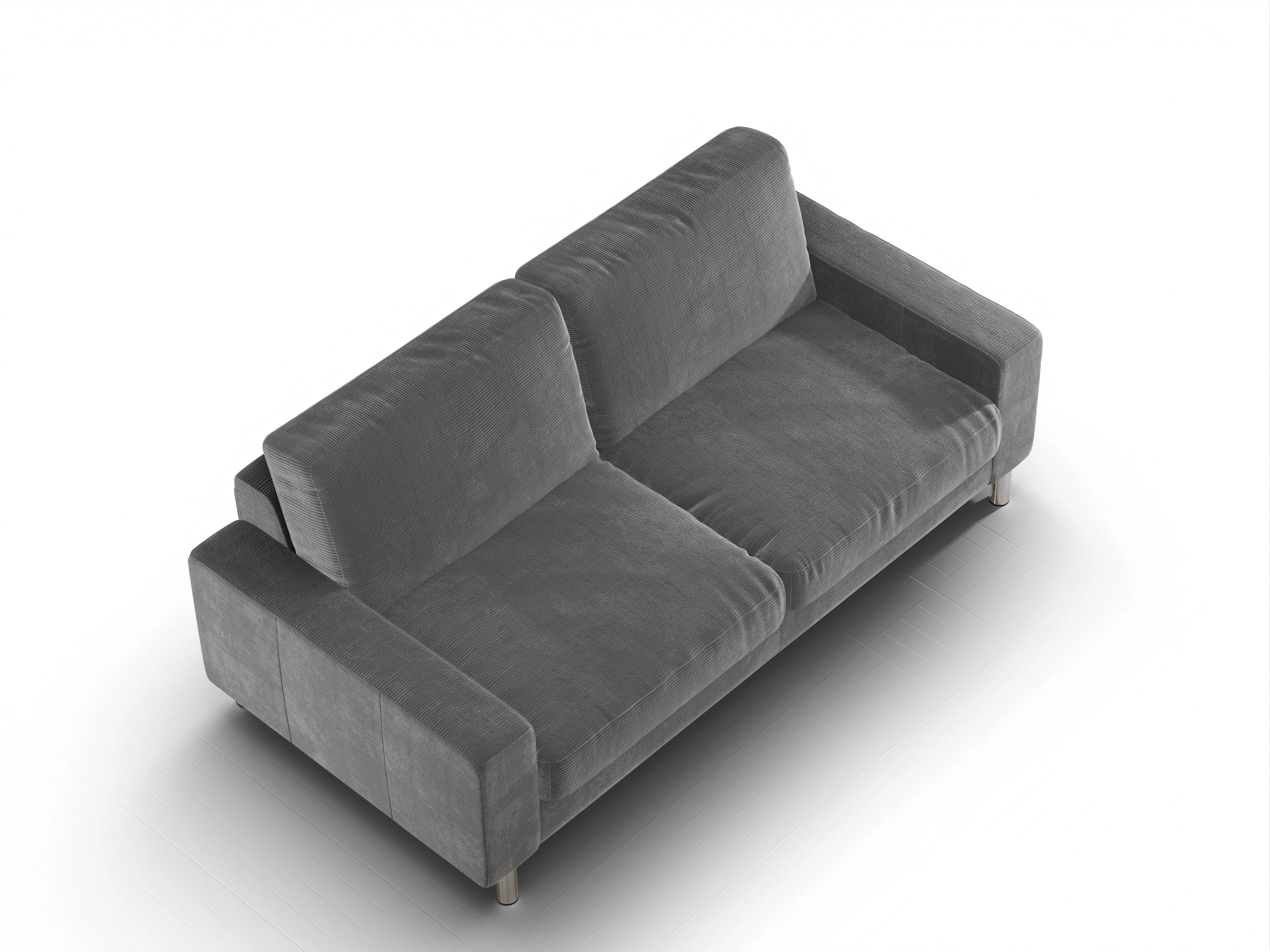 Ansicht des Produktes Campo 2.0 2,5-Sitzer Sofa in Stoff Grau