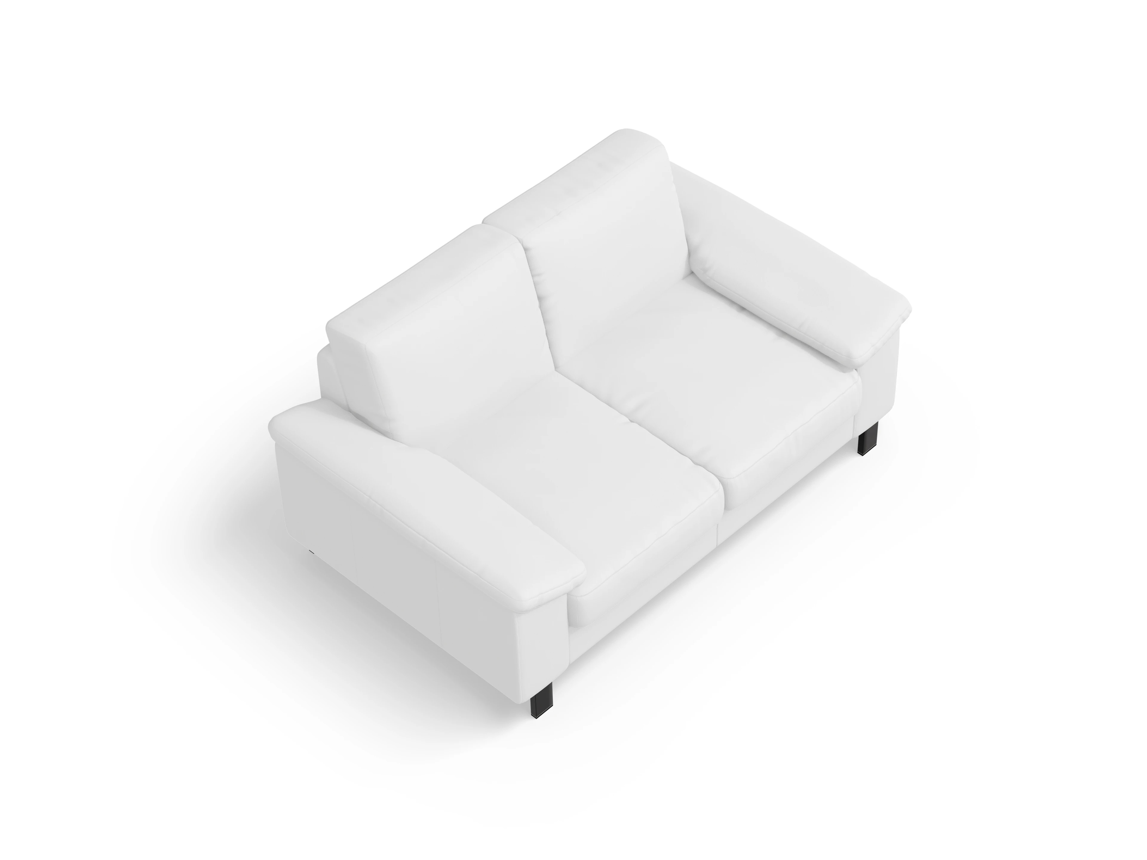 Casco 2-Sitzer Sofa Ansicht des Produktes Casco 2.0 2-Sitzer Sofa in Leder Beige
