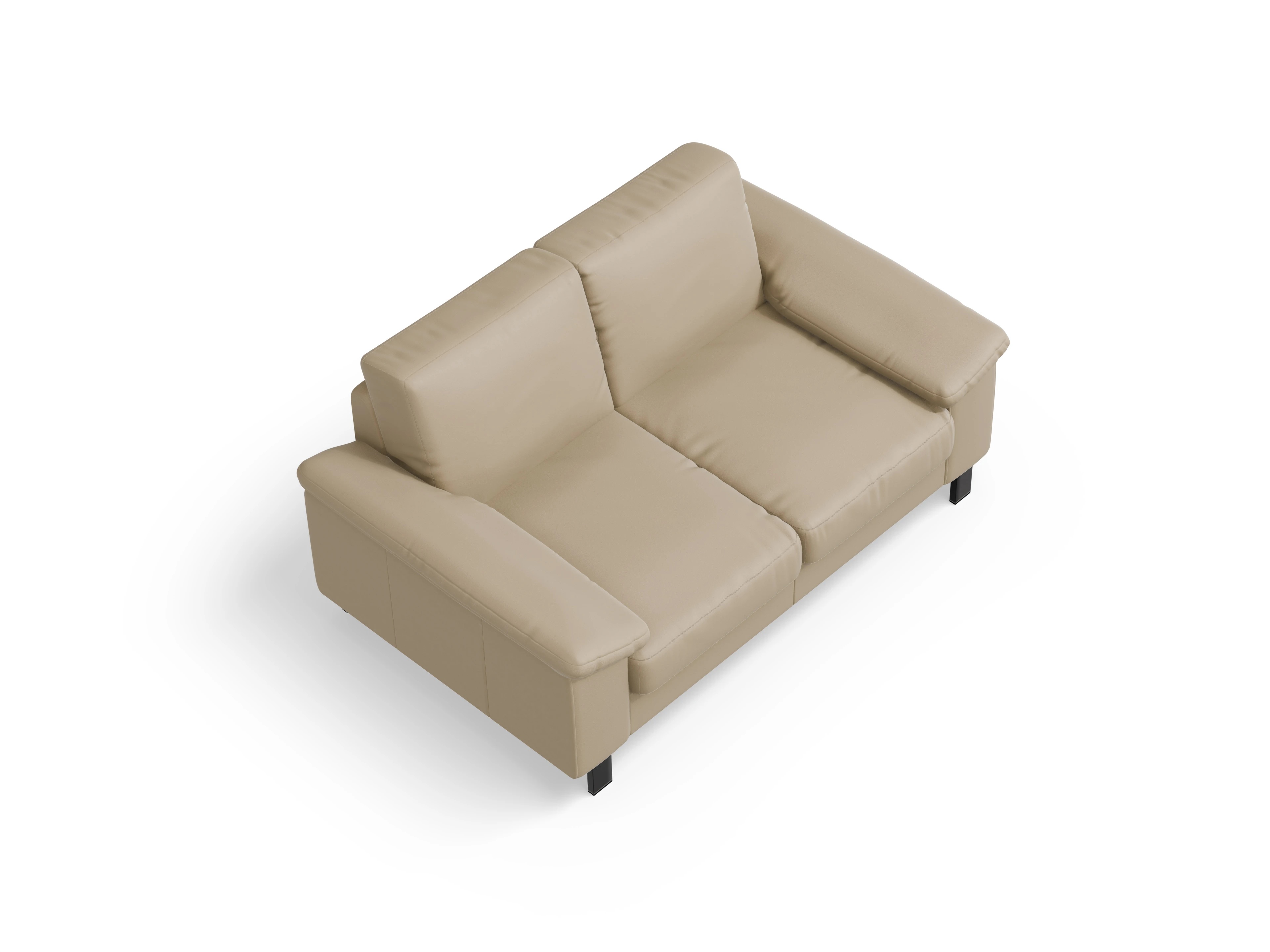 Casco 2-Sitzer Sofa Ansicht des Produktes Casco 2.0 2-Sitzer Sofa in Leder Beige