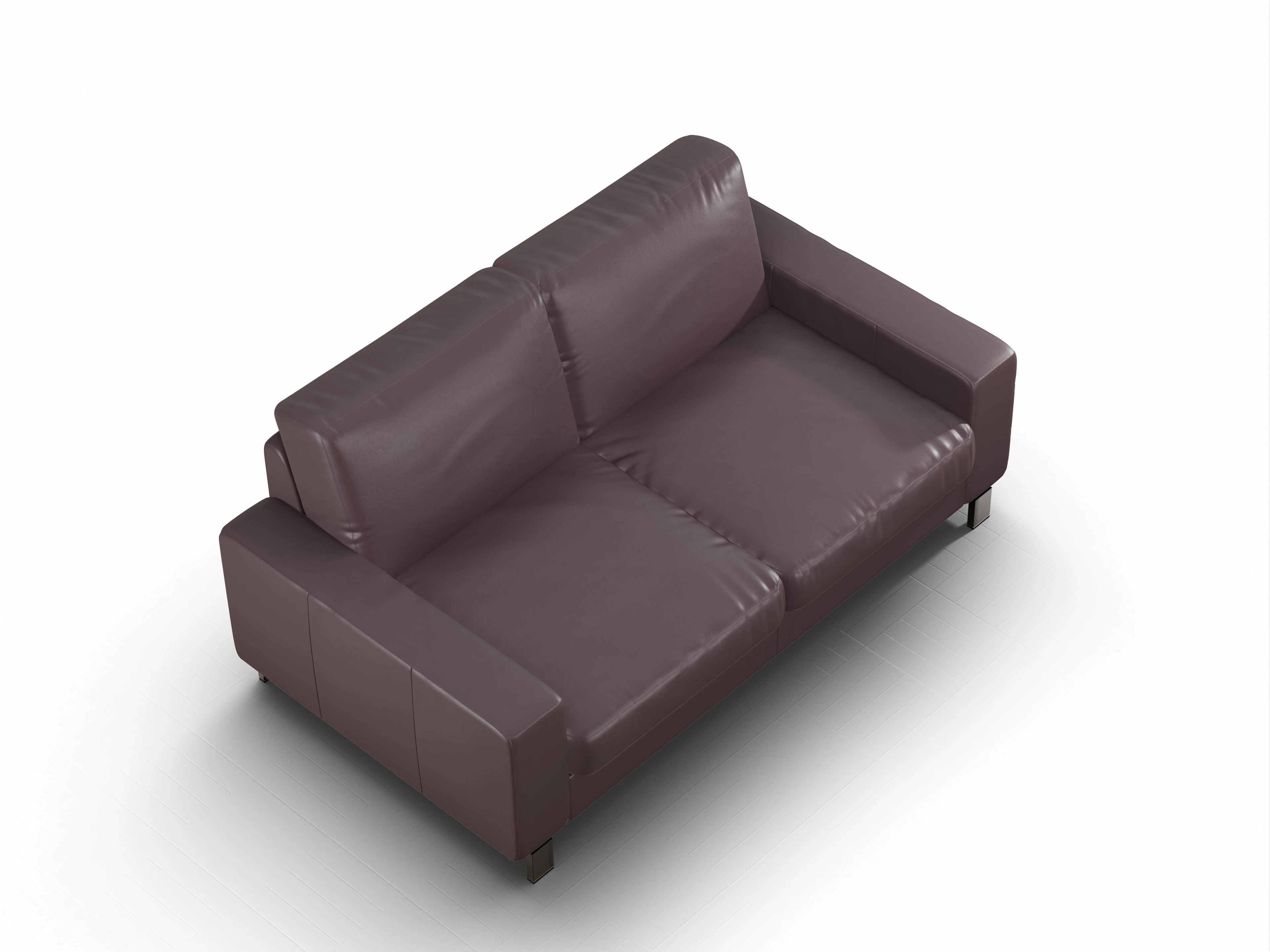 Ansicht des Produktes Casco 2.0 2,5-Sitzer Sofa in Leder Braun