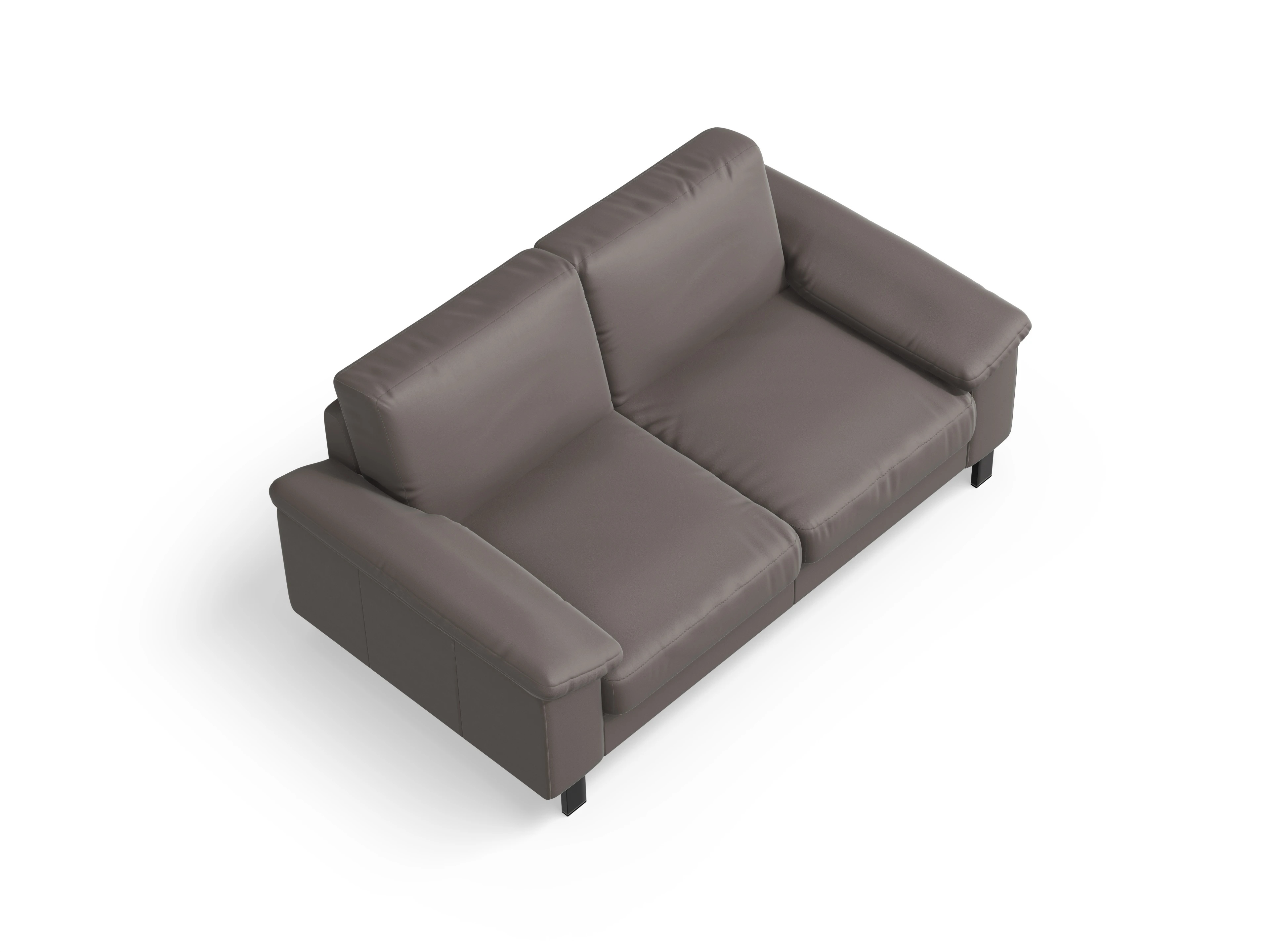 Ansicht des Produktes Casco 2.0 2,5-Sitzer Sofa in Leder Grau