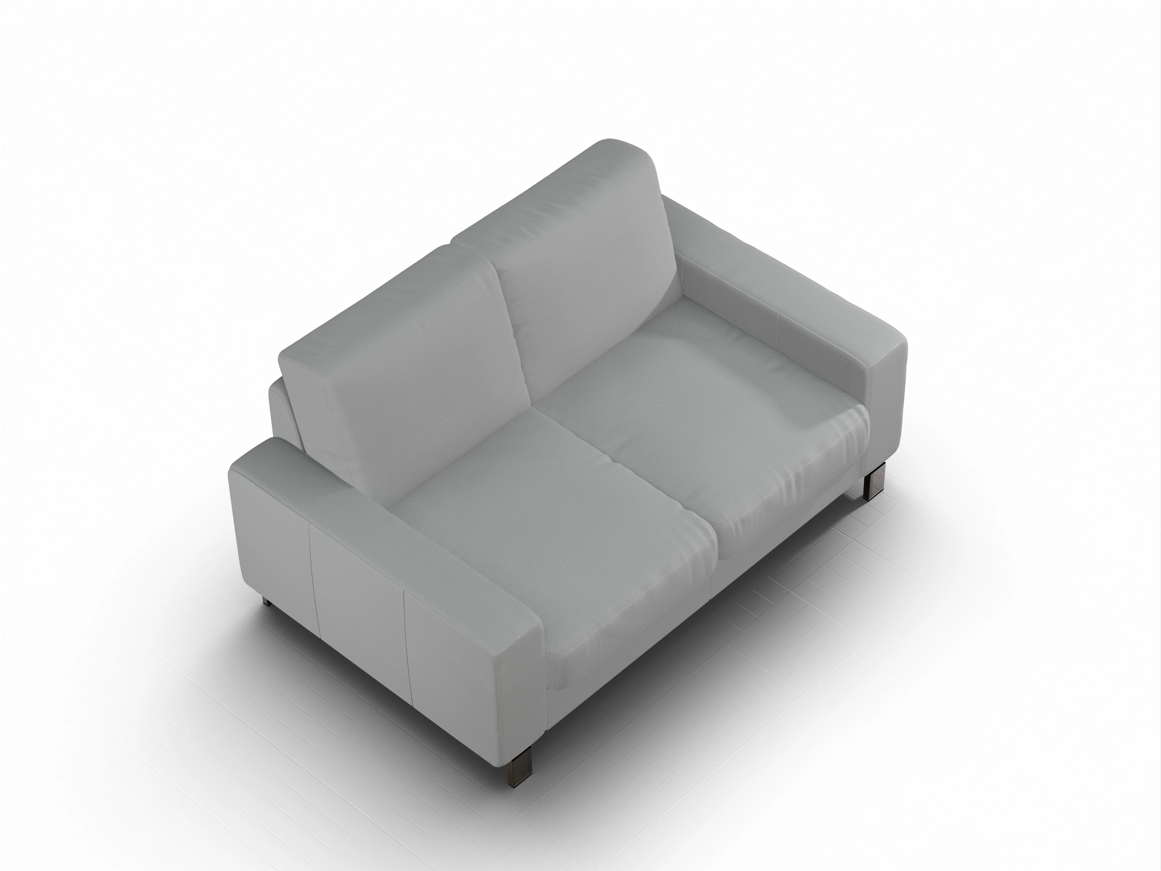 Ansicht des Produktes Casco 2.0 2-Sitzer Sofa in Stoff Grau