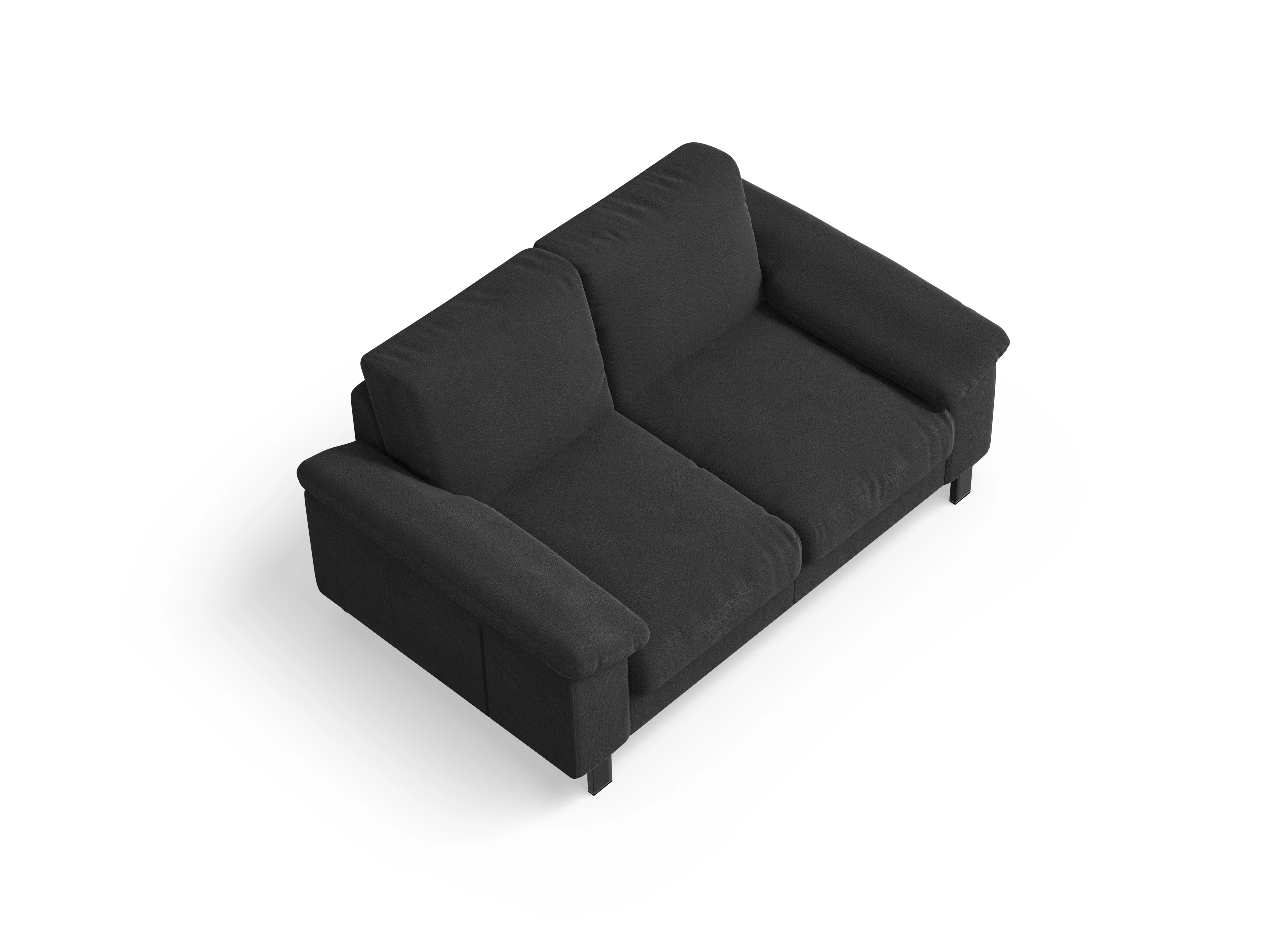 Casco 2-Sitzer Sofa Ansicht des Produktes Casco 2.0 2-Sitzer Sofa in Stoff Schwarz
