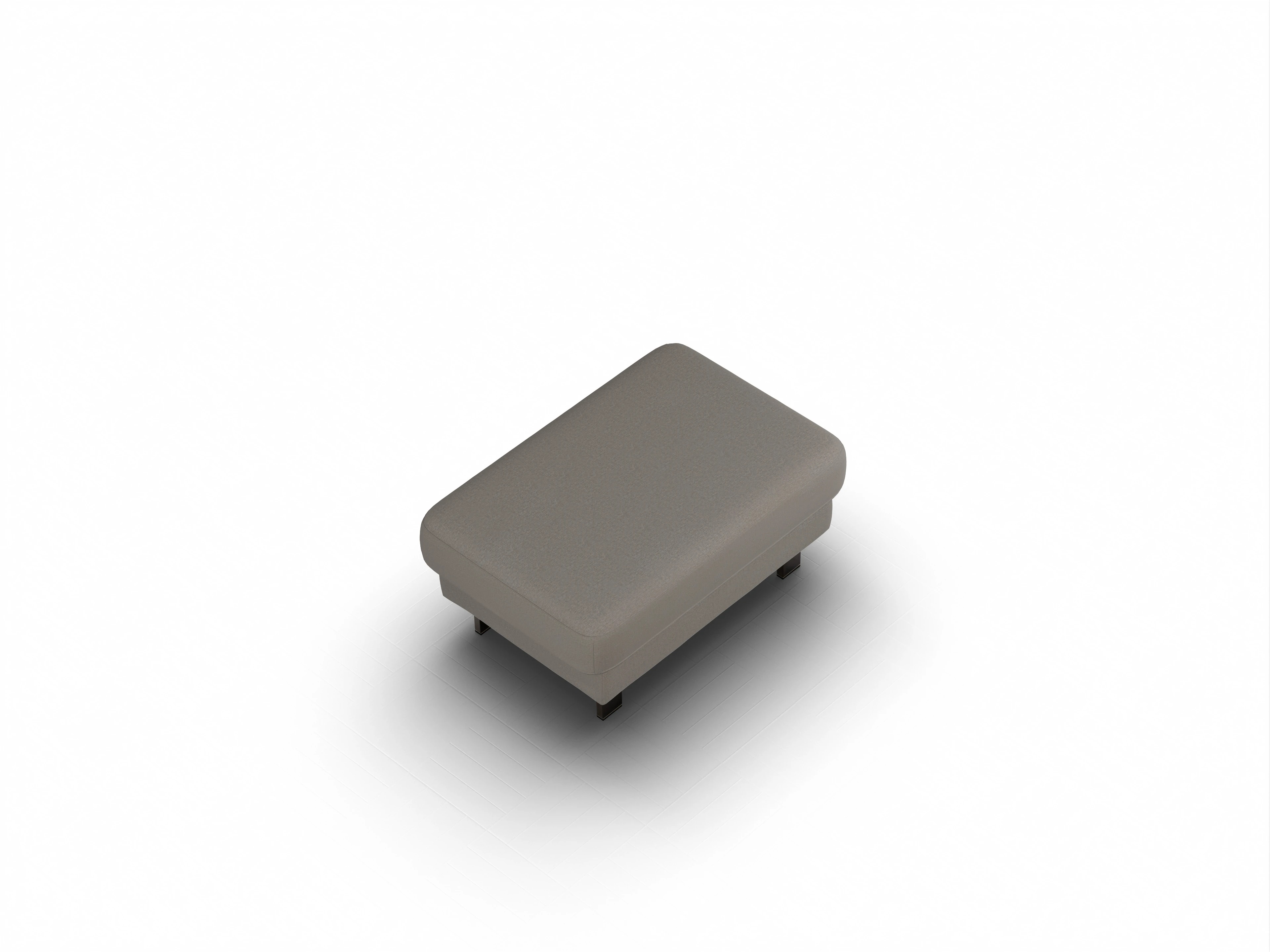 Ansicht des Produktes Casco 2.0 Hocker in Stoff Braun