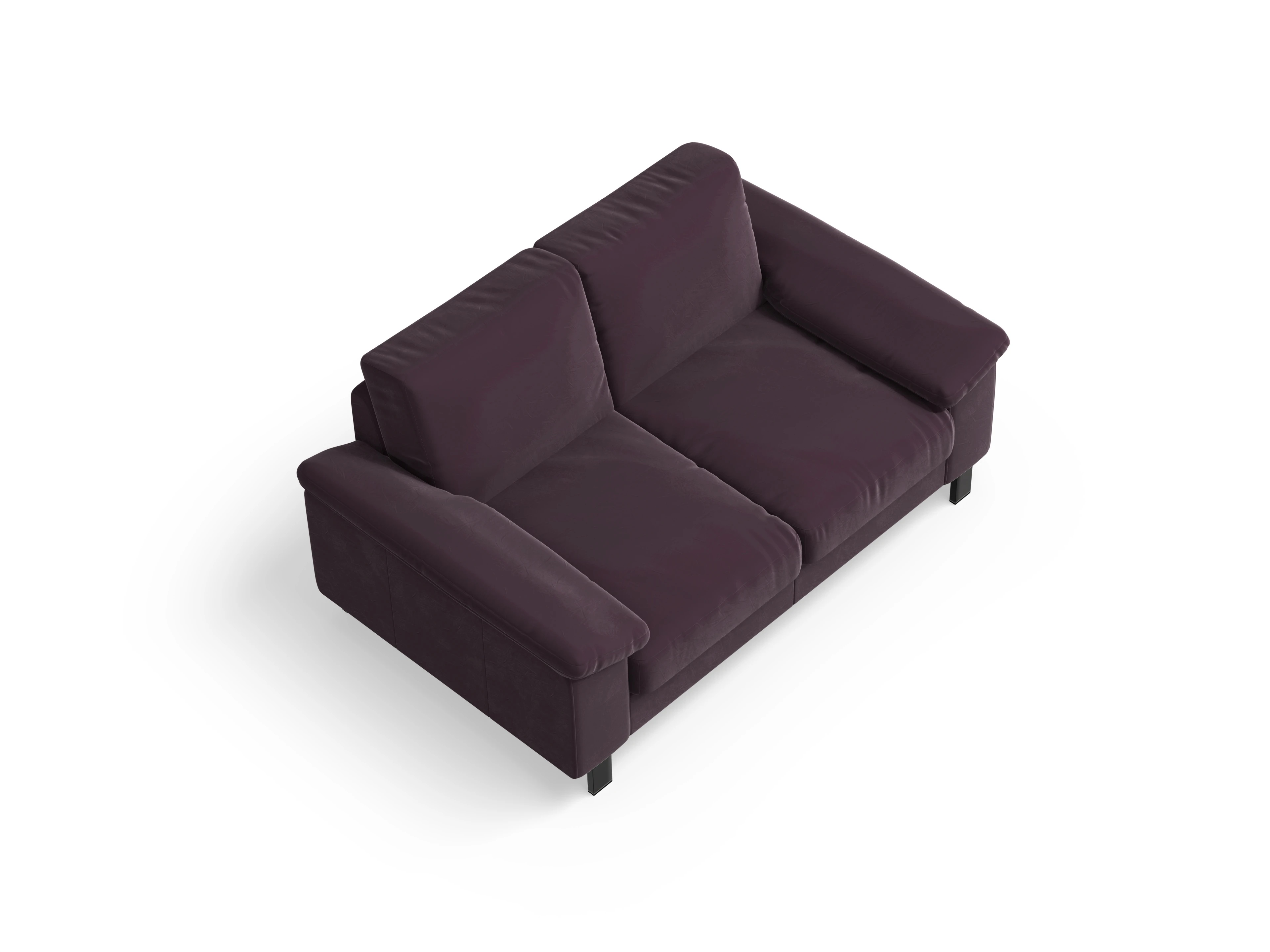 Casco 2-Sitzer Sofa Ansicht des Produktes Casco 2.0 2-Sitzer Sofa in Stoff Lila