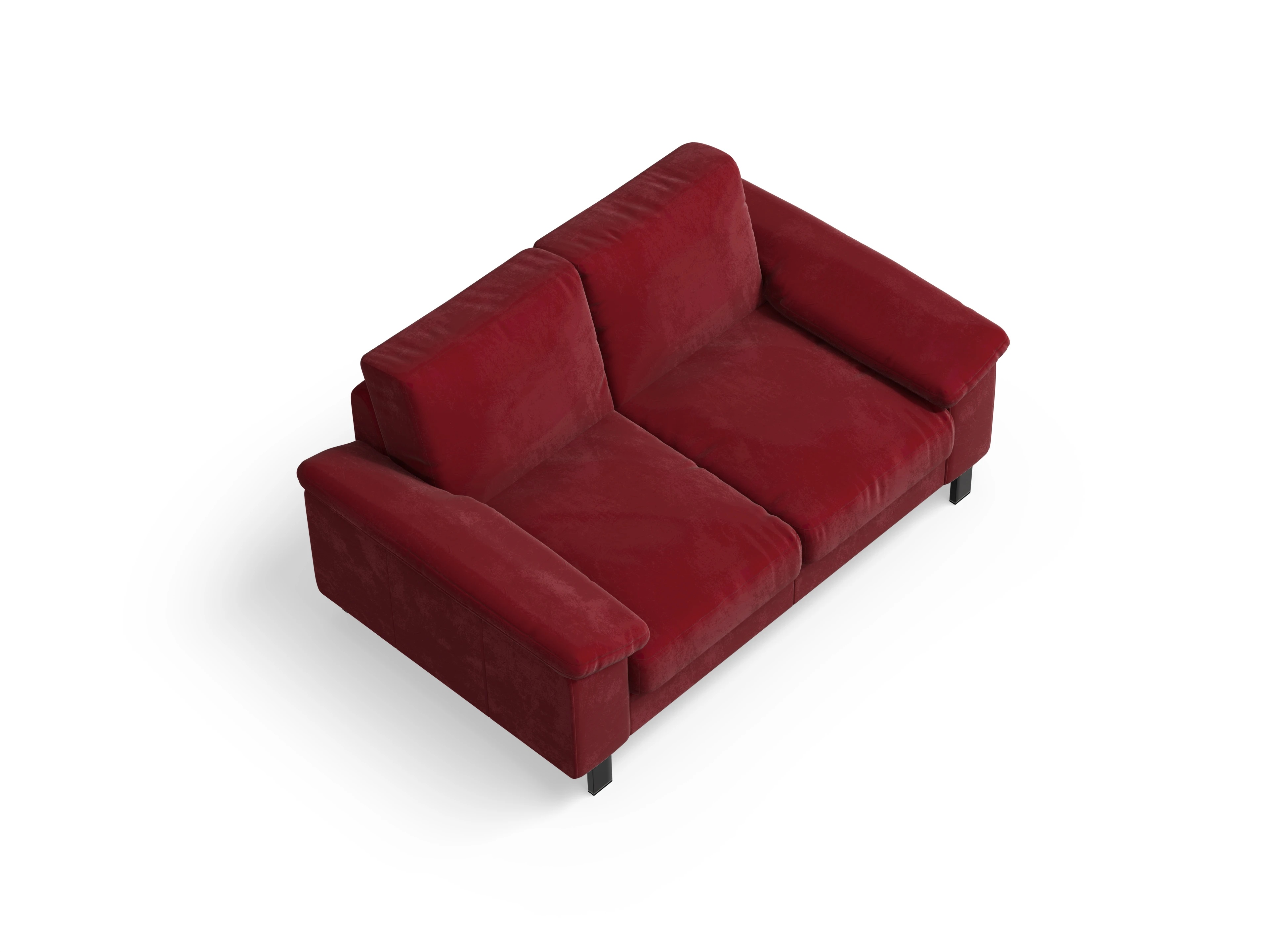 Casco 2-Sitzer Sofa Ansicht des Produktes Casco 2.0 2-Sitzer Sofa in Stoff Rot