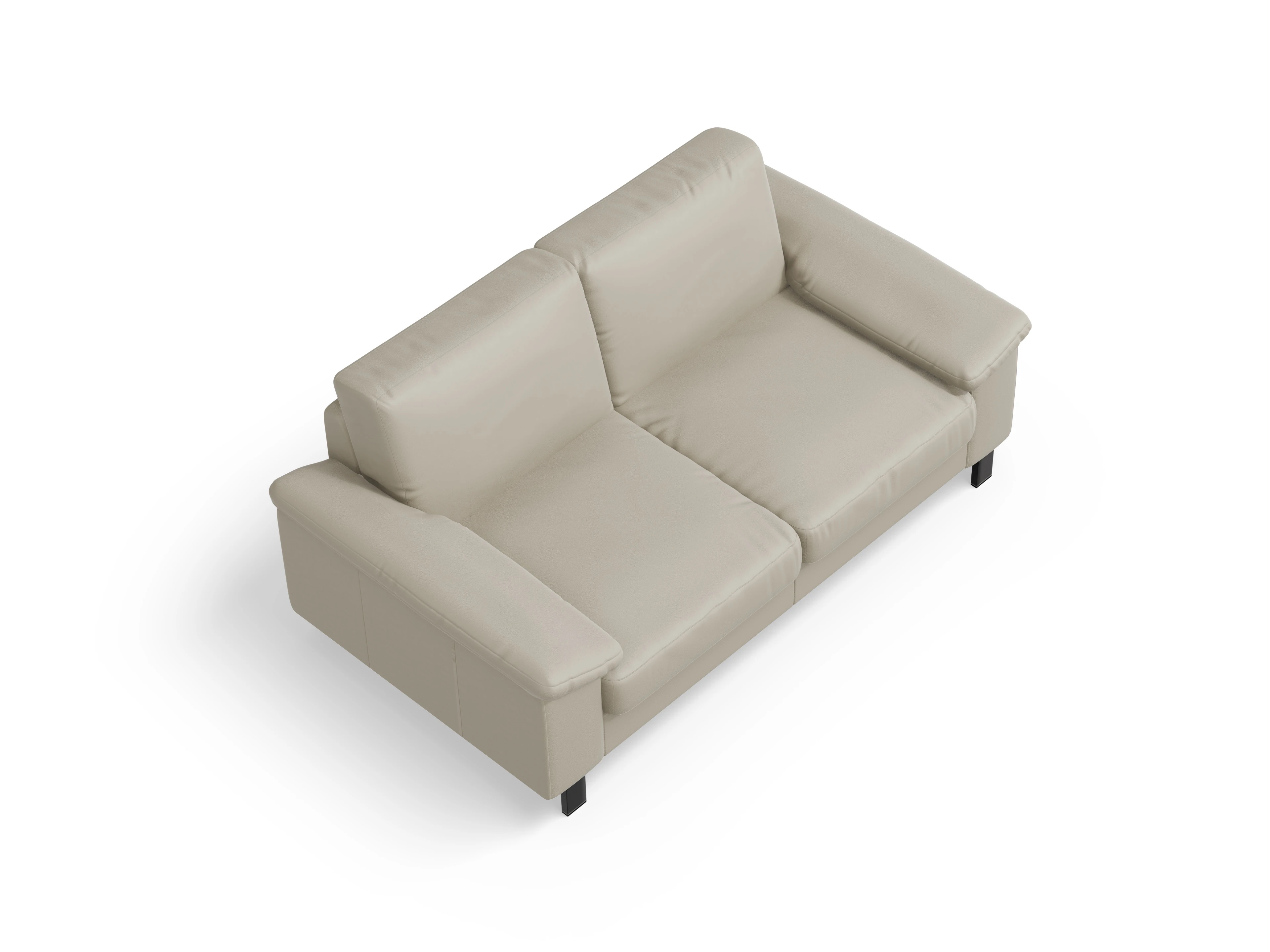 Ansicht des Produktes Casco 2.0 2,5-Sitzer Sofa in Leder Beige