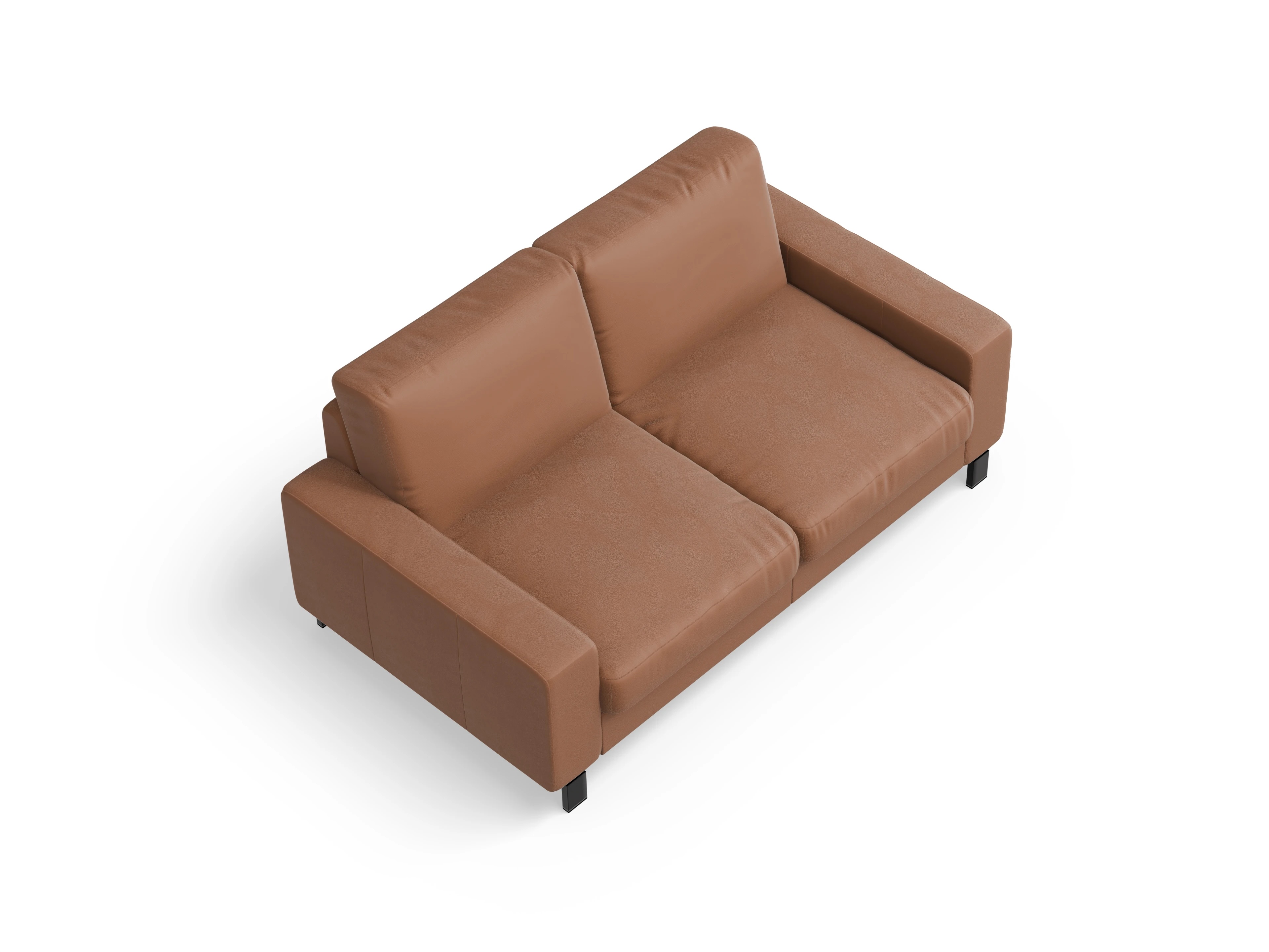 Ansicht des Produktes Casco 2.0 2,5-Sitzer Sofa in Leder Braun