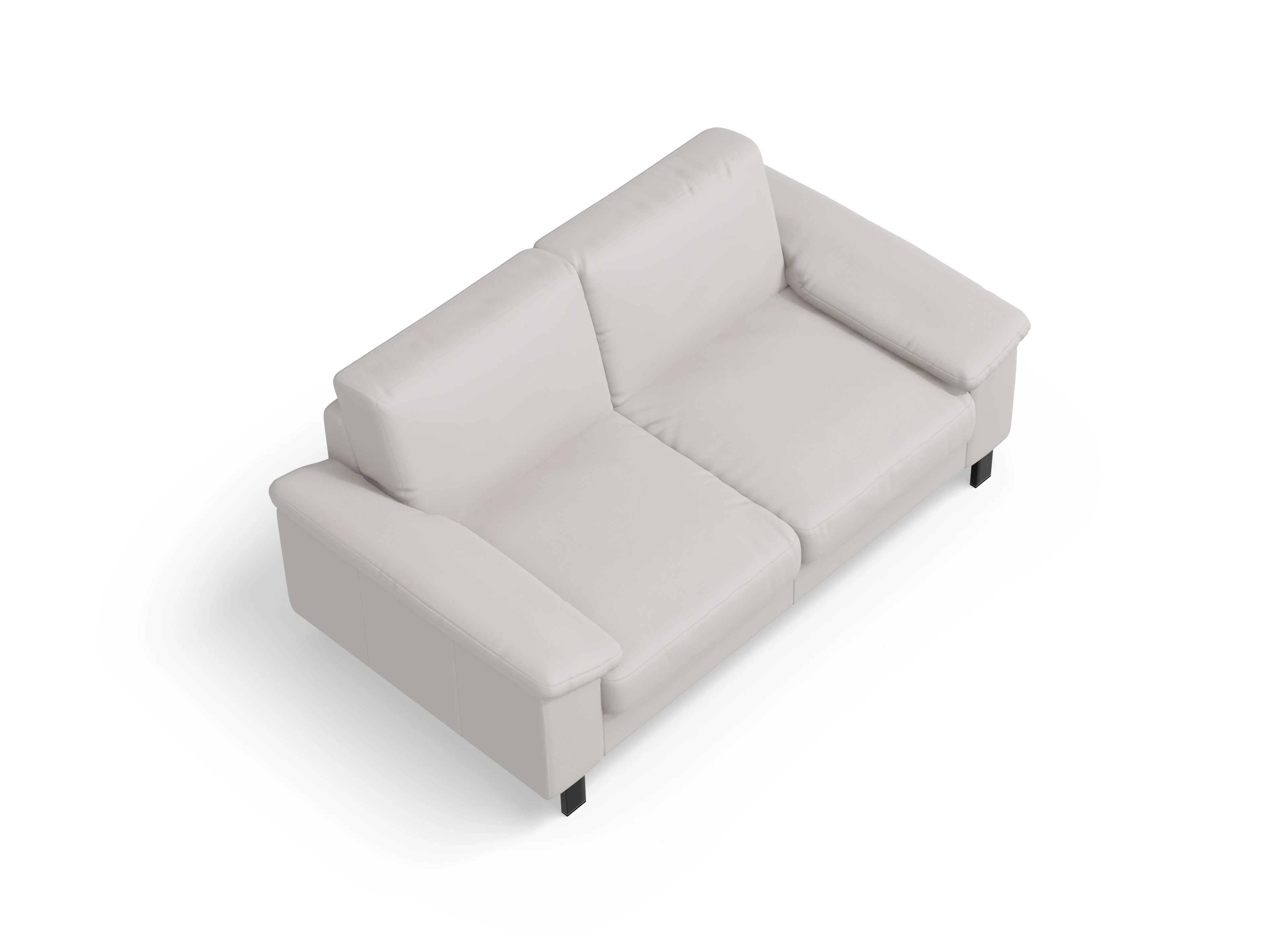 Casco 2,5-Sitzer Sofa Ansicht des Produktes Casco 2.0 2,5-Sitzer Sofa in Leder Grau