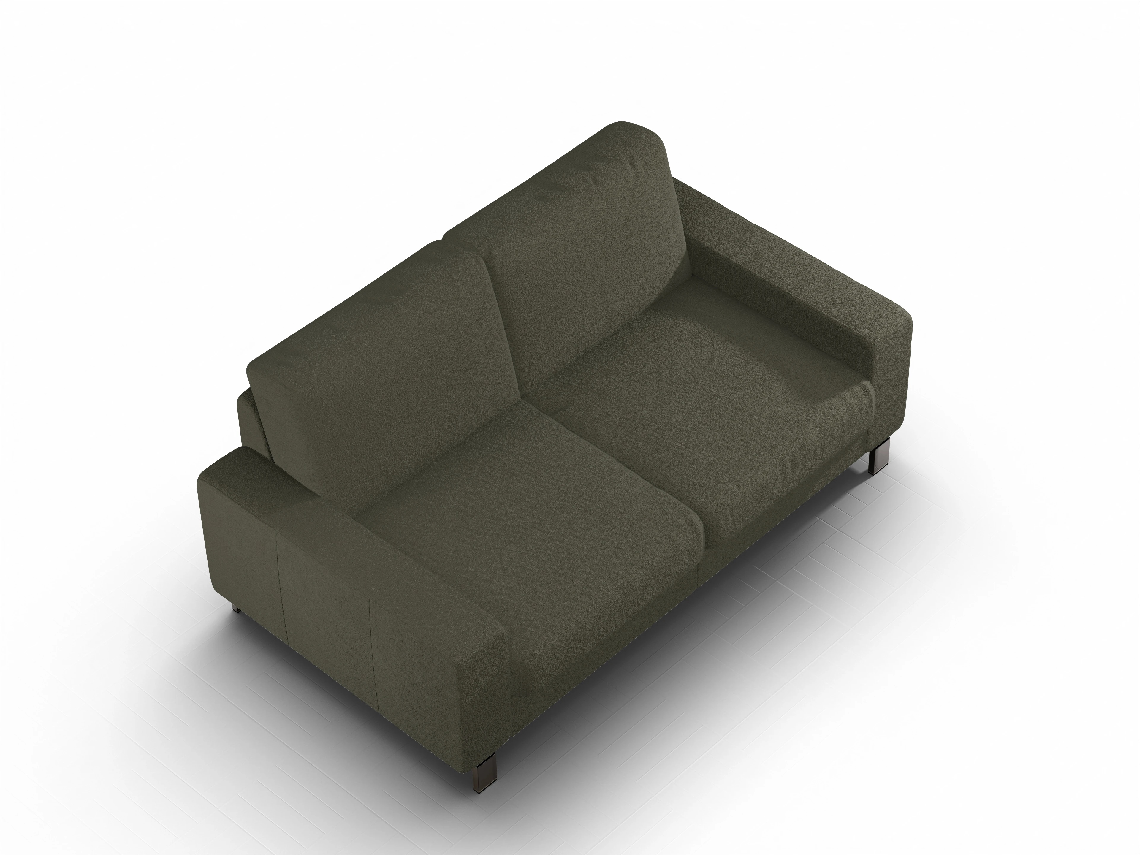 Ansicht des Produktes Casco 2.0 2,5-Sitzer Sofa in Stoff Grün