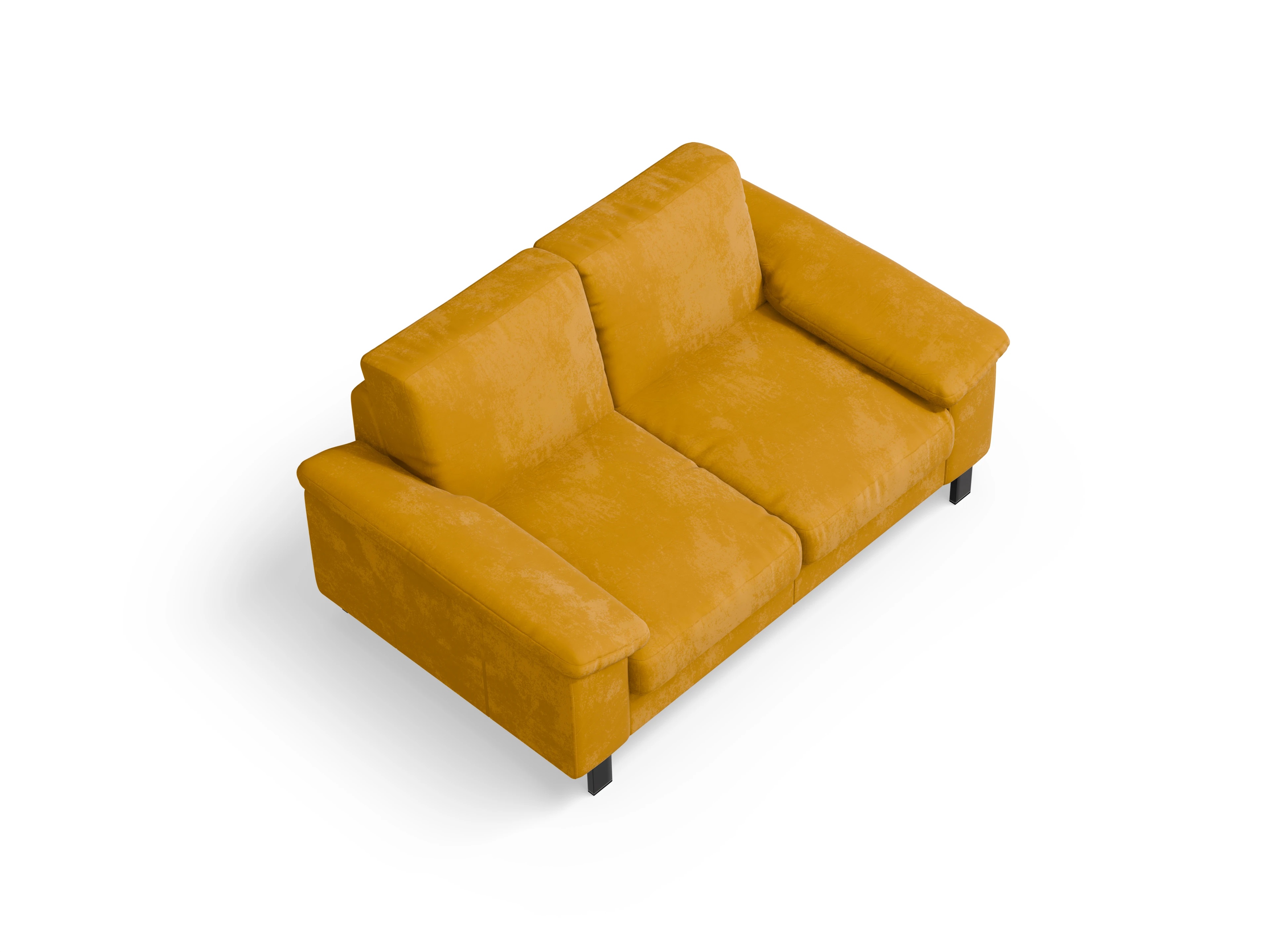 Casco 2-Sitzer Sofa Ansicht des Produktes Casco 2.0 2-Sitzer Sofa in Stoff Orange