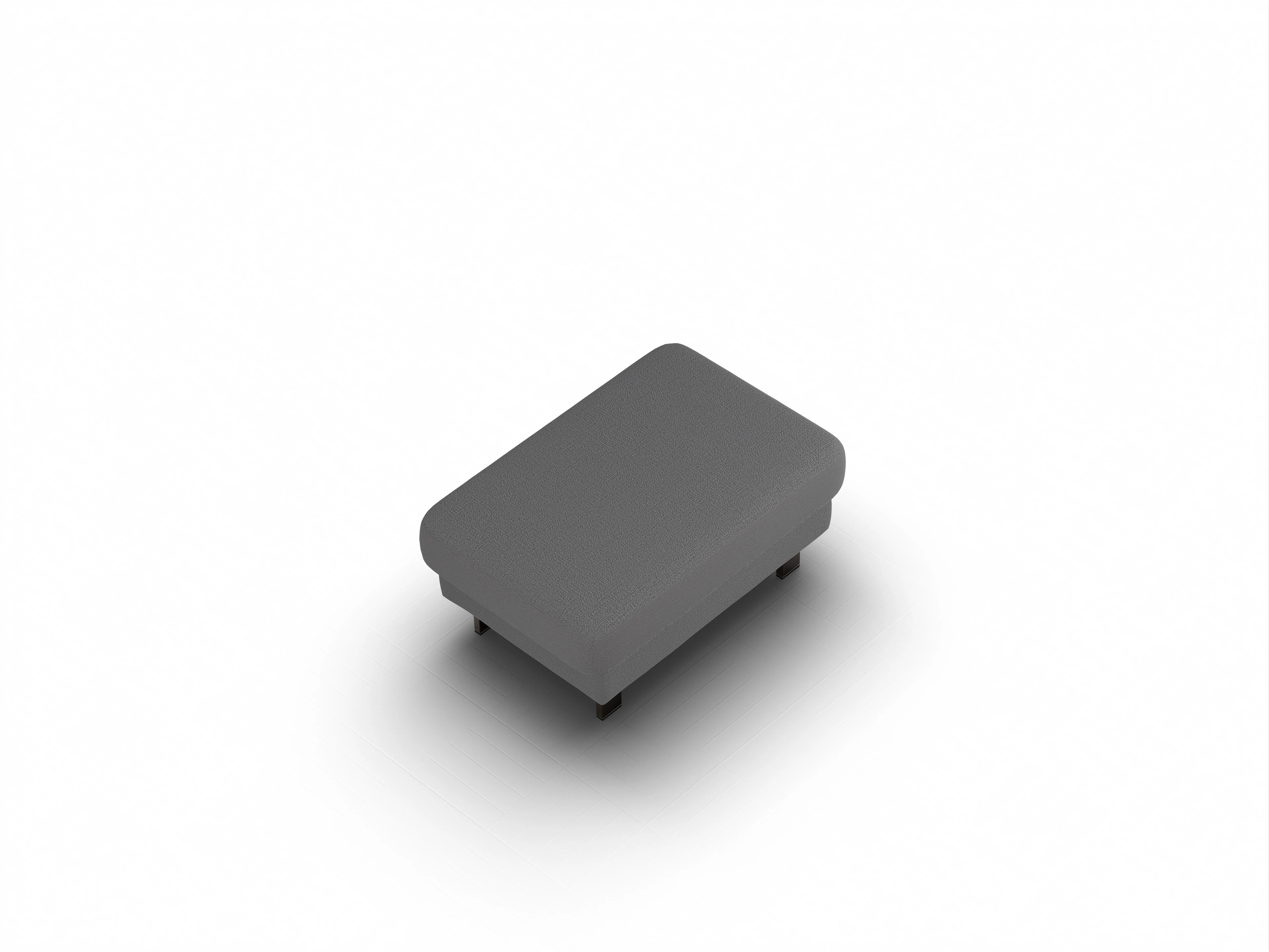 Ansicht des Produktes Casco 2.0 Hocker in Stoff Grau