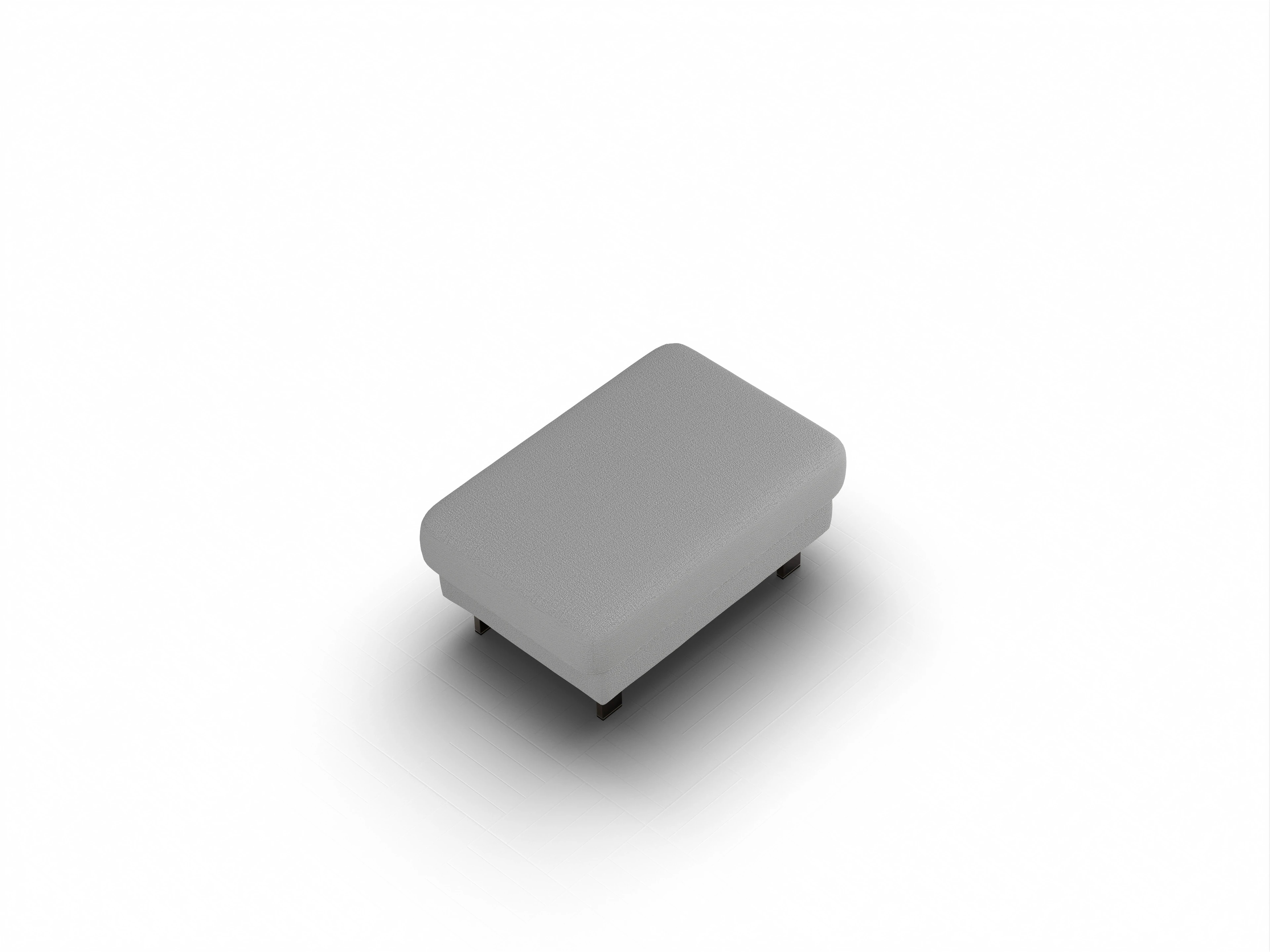 Ansicht des Produktes Casco 2.0 Hocker in Stoff Grau