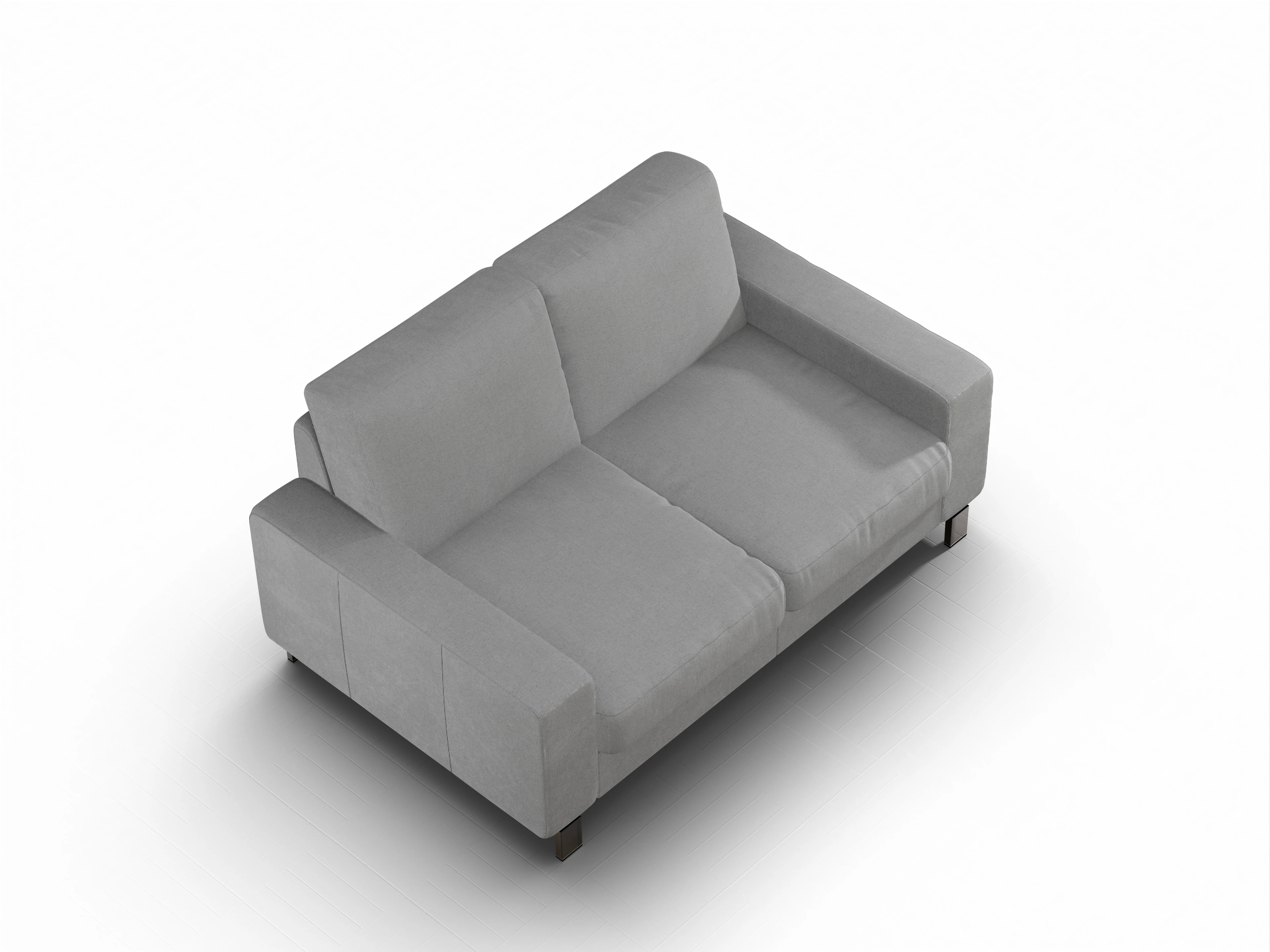 Ansicht des Produktes Casco 2.0 2-Sitzer Sofa in Stoff Grau