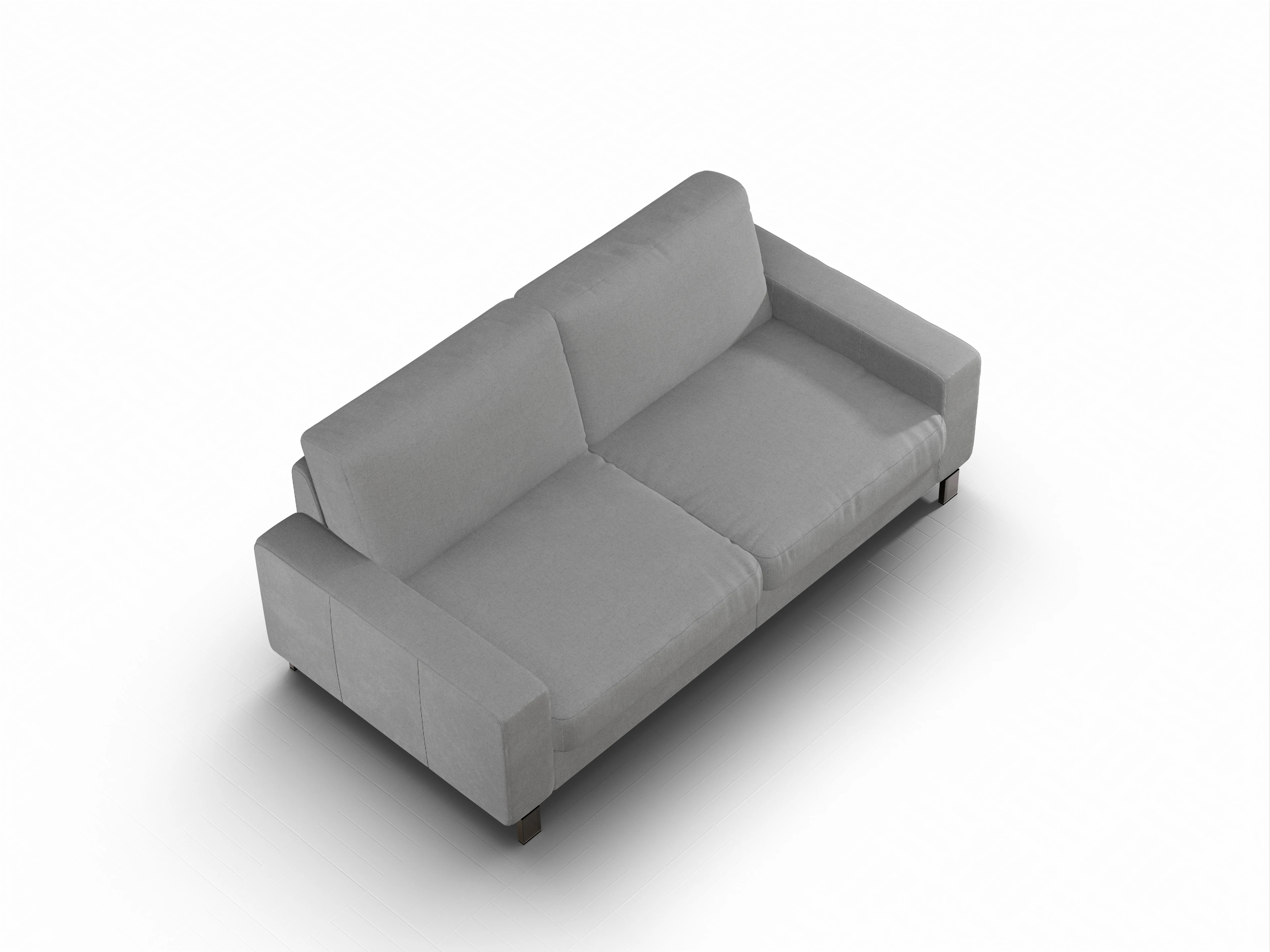 Ansicht des Produktes Casco 2.0 3-Sitzer Sofa in Stoff Grau