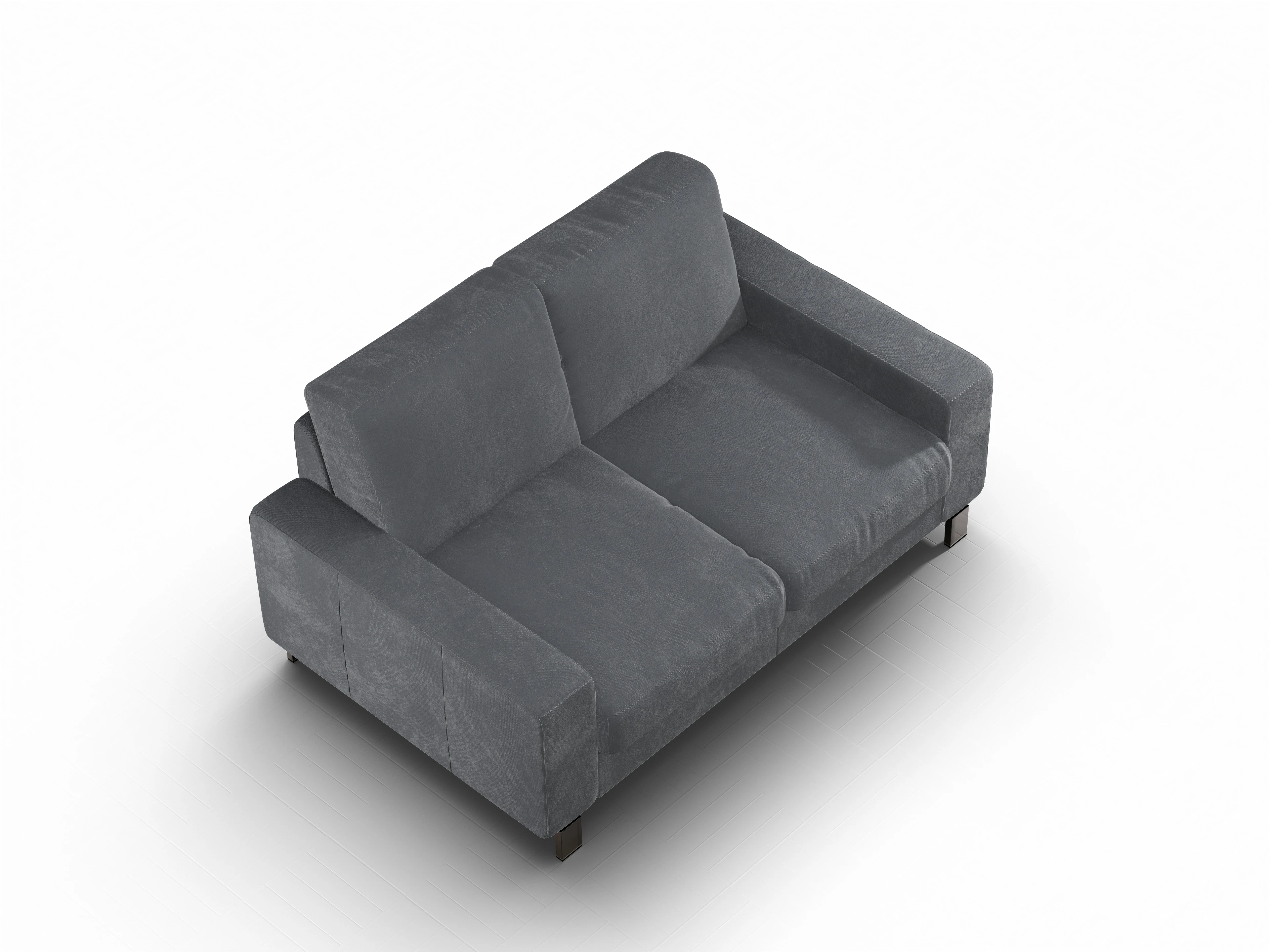 Ansicht des Produktes Casco 2.0 2-Sitzer Sofa in Stoff Braun
