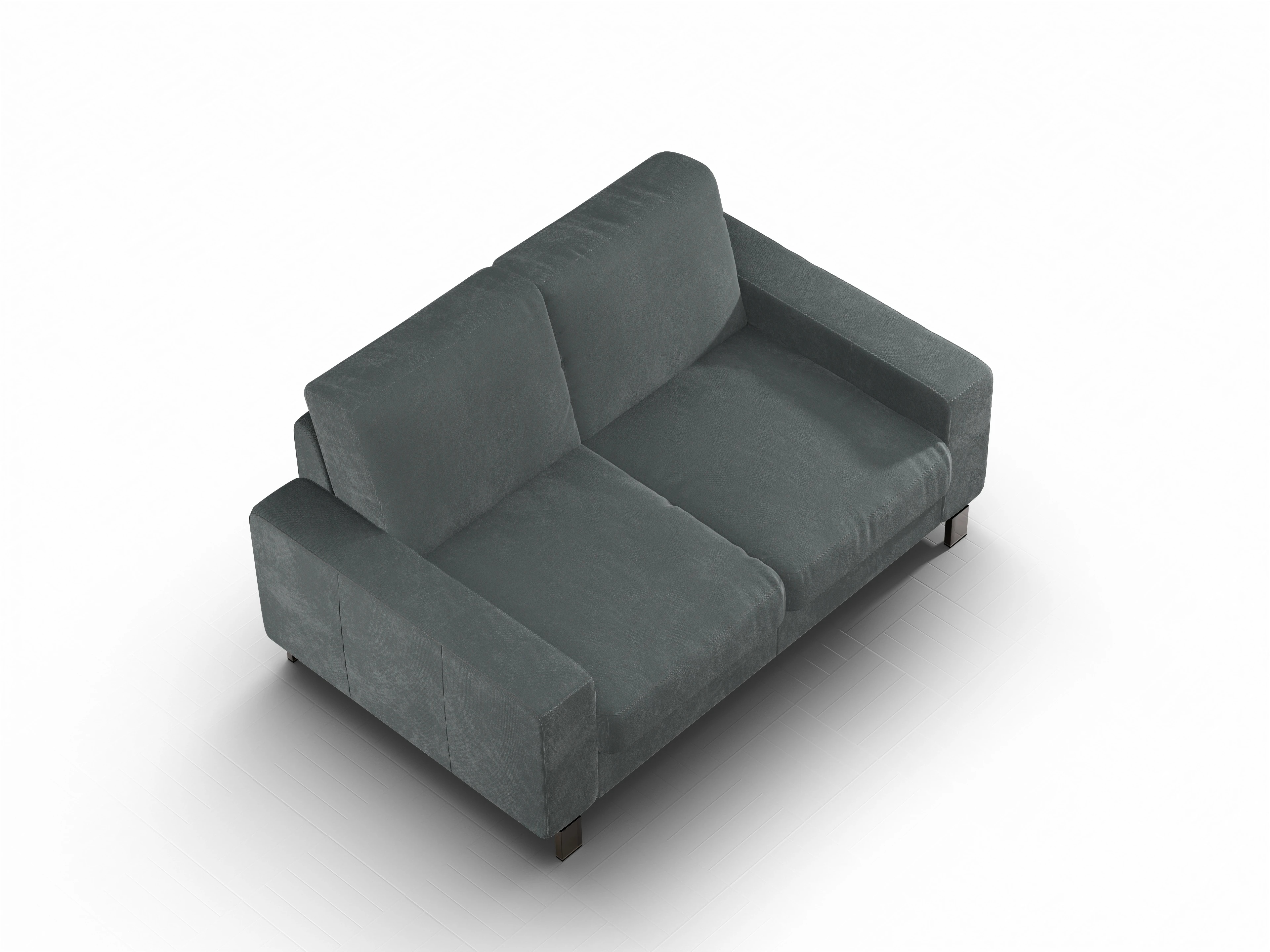 Ansicht des Produktes Casco 2.0 2-Sitzer Sofa in Stoff Grau