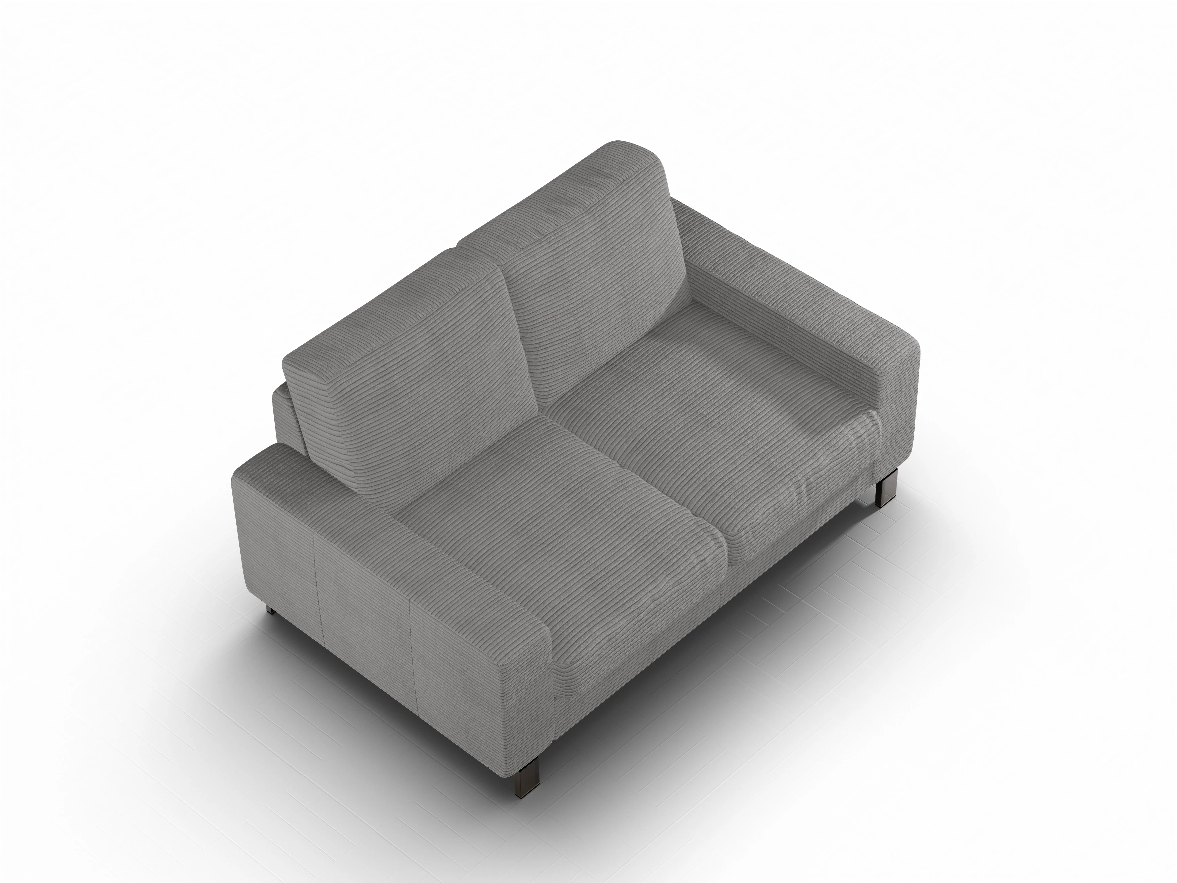 Ansicht des Produktes Casco 2.0 2-Sitzer Sofa in Stoff Grau