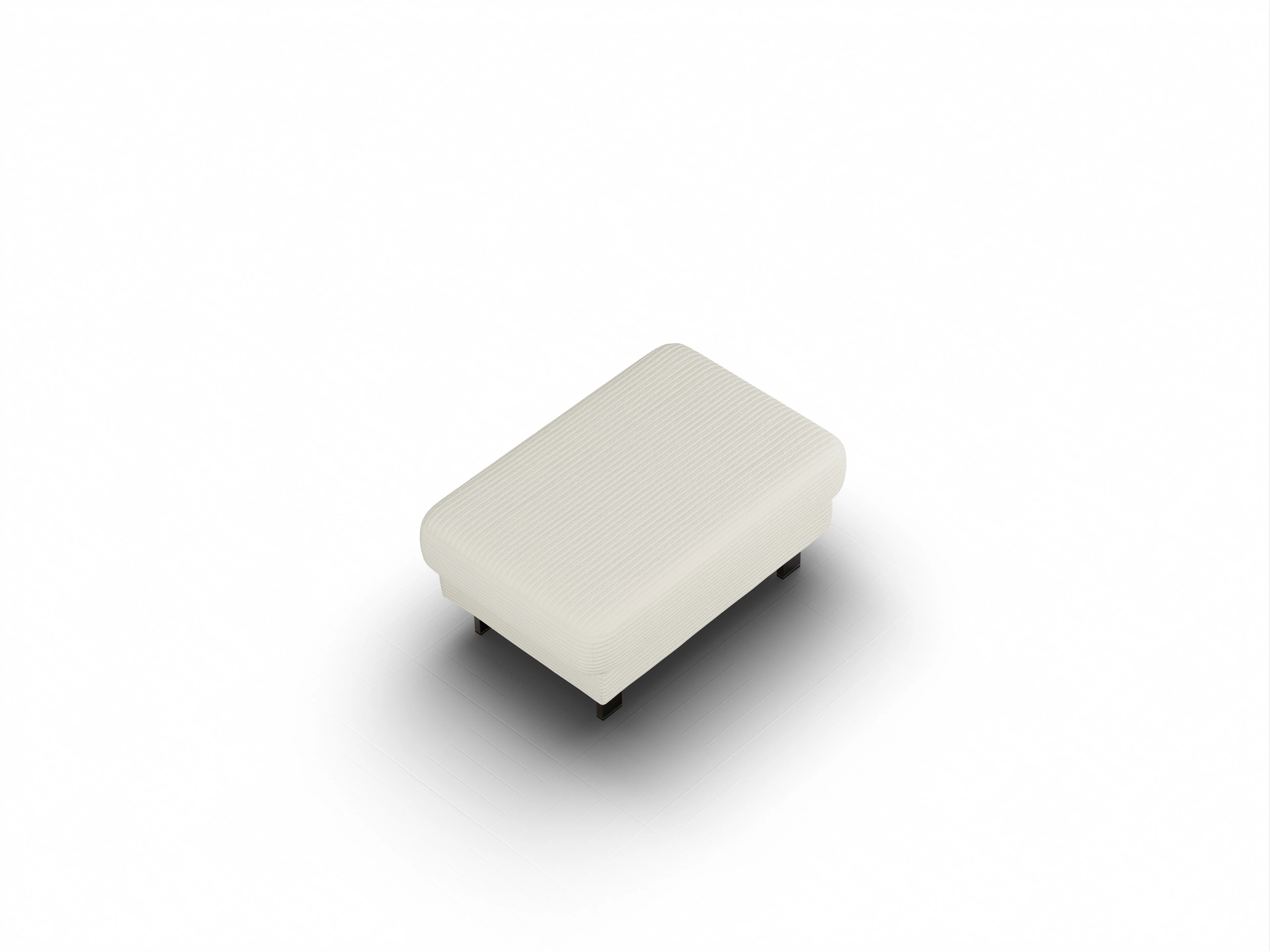 Ansicht des Produktes Casco 2.0 Hocker in Stoff Weiss