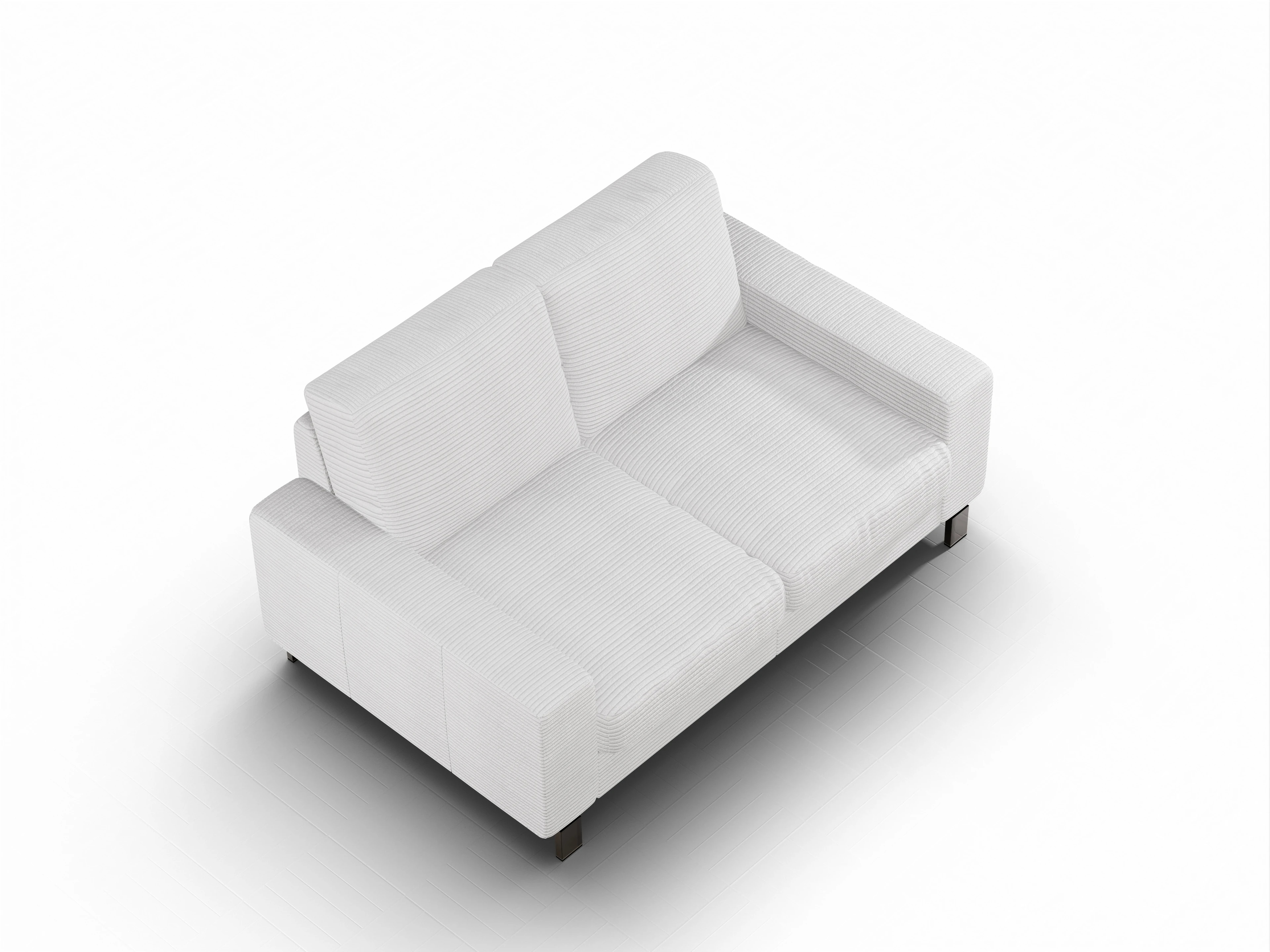 Casco 2-Sitzer Sofa Ansicht des Produktes Casco 2.0 2-Sitzer Sofa in Stoff Grau