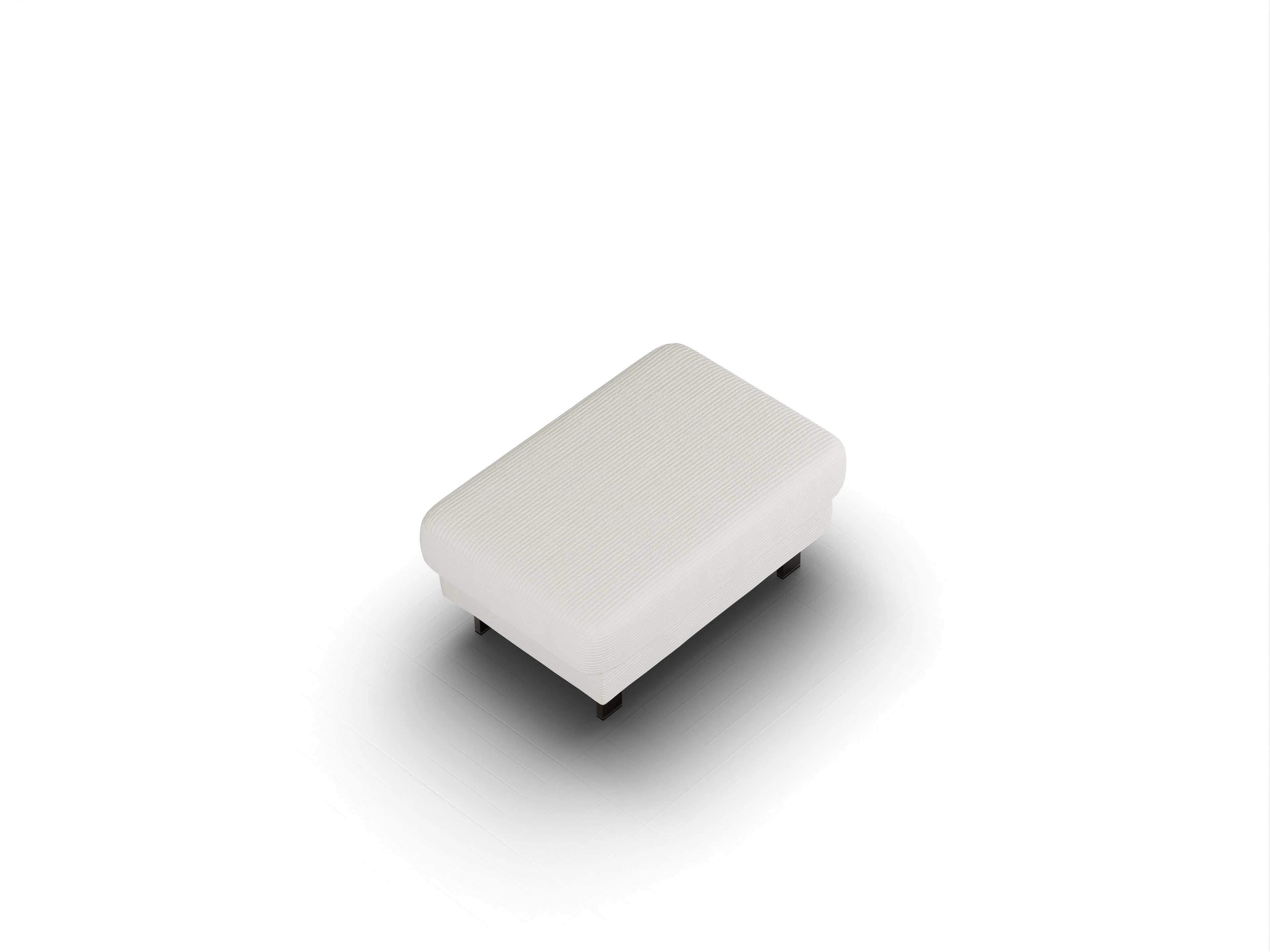 Ansicht des Produktes Casco 2.0 Hocker in Stoff Weiss