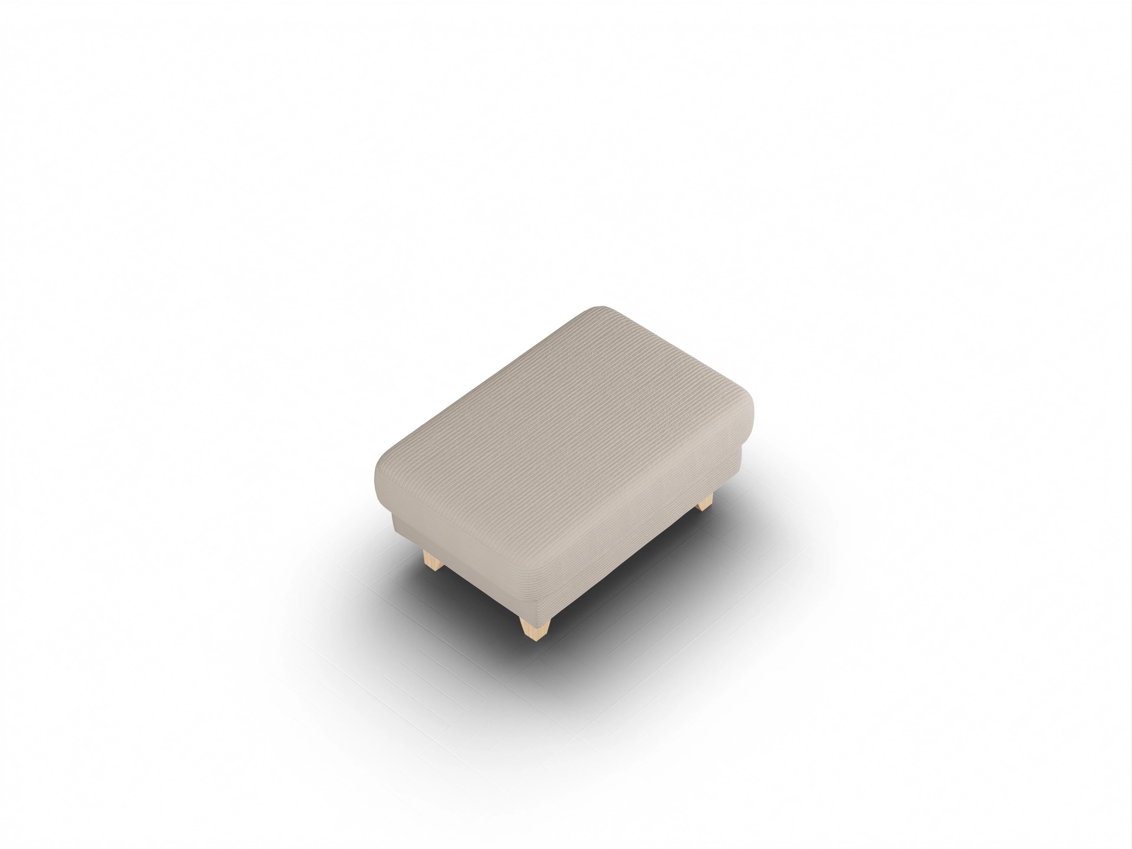 Ansicht des Produktes Casco 2.0 Hocker in Stoff Braun