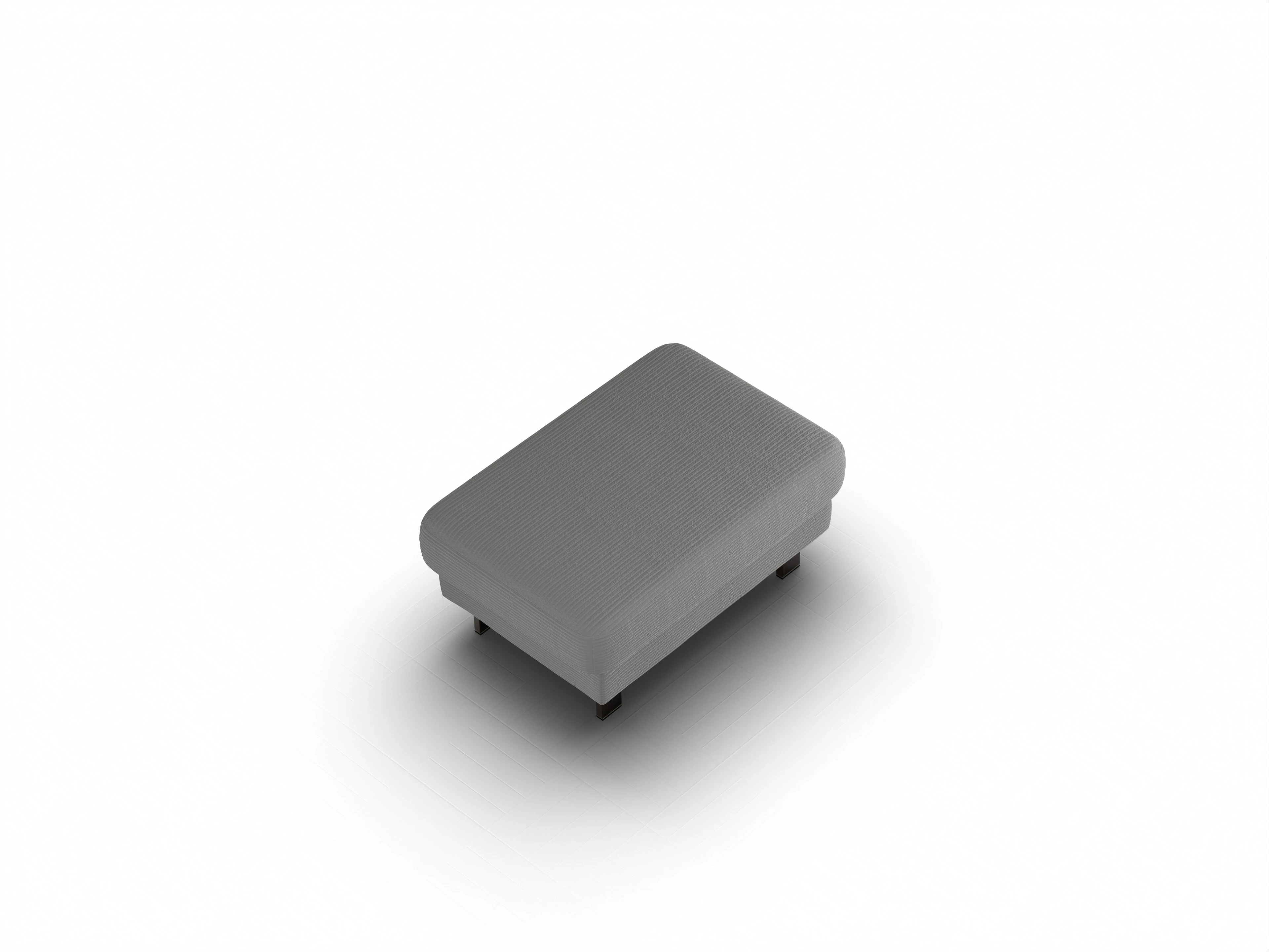 Ansicht des Produktes Casco 2.0 Hocker in Stoff Grau