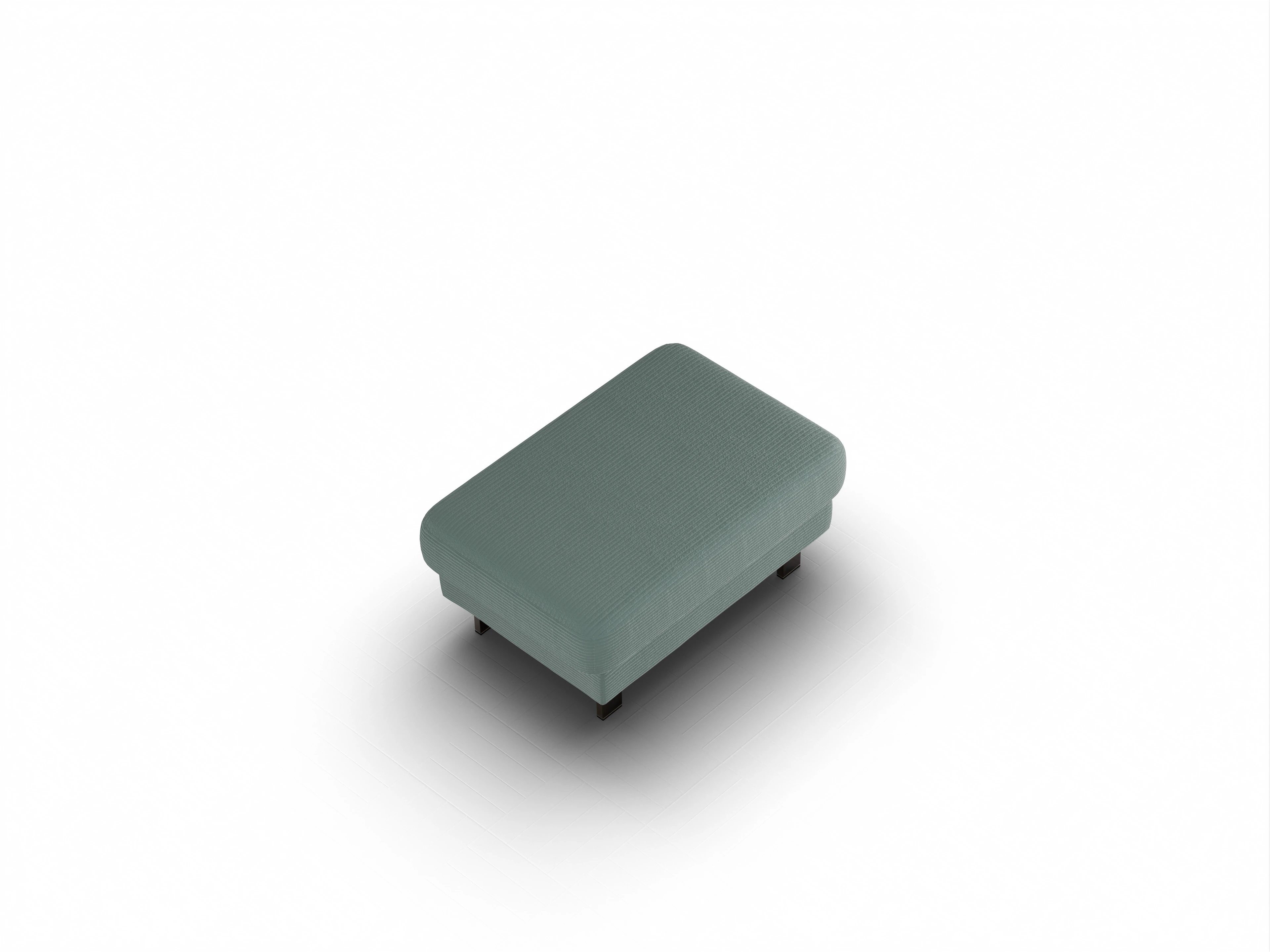 Ansicht des Produktes Casco 2.0 Hocker in Stoff Grün