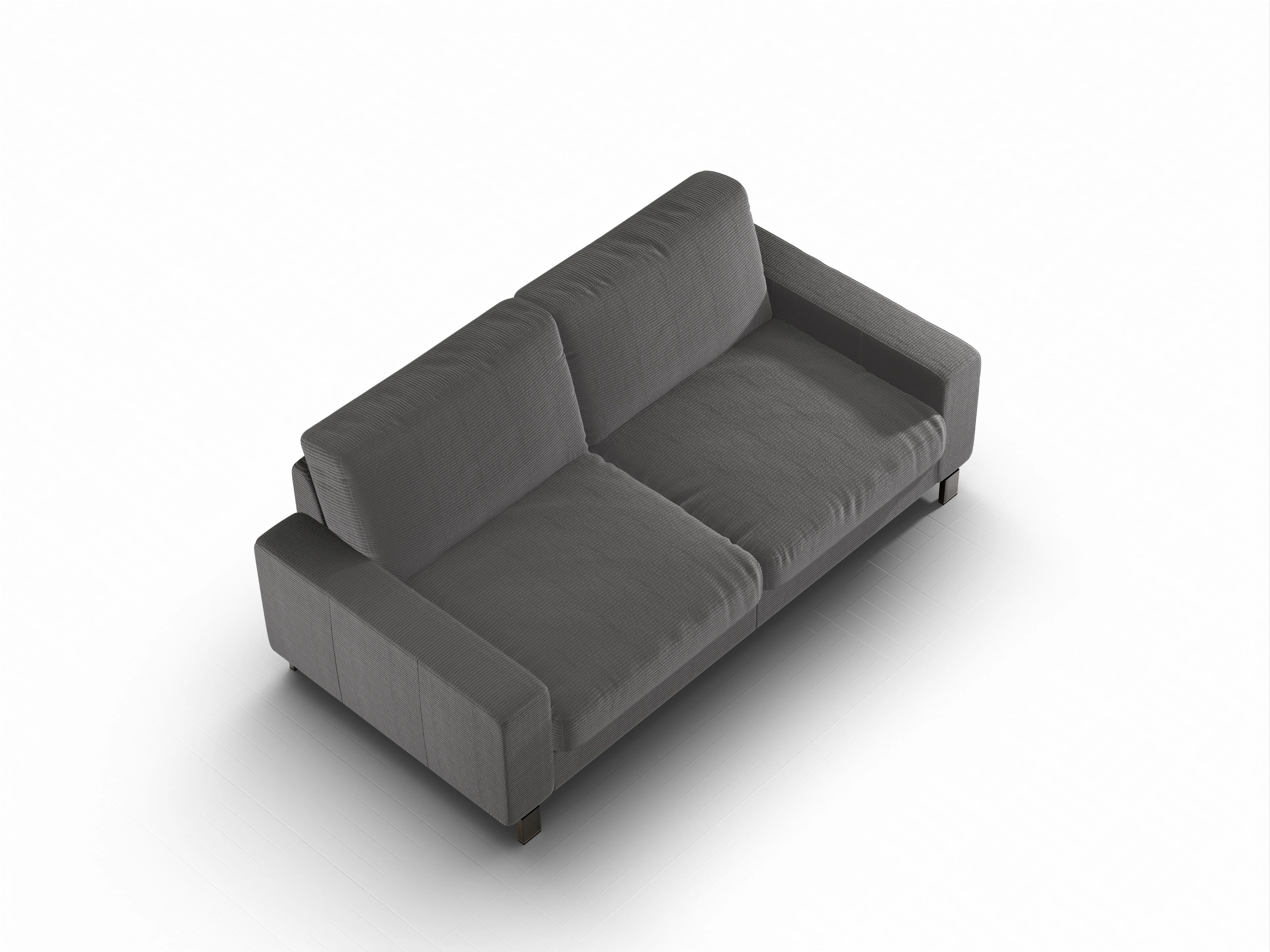 Ansicht des Produktes Casco 2.0 3-Sitzer Sofa in Stoff Grau