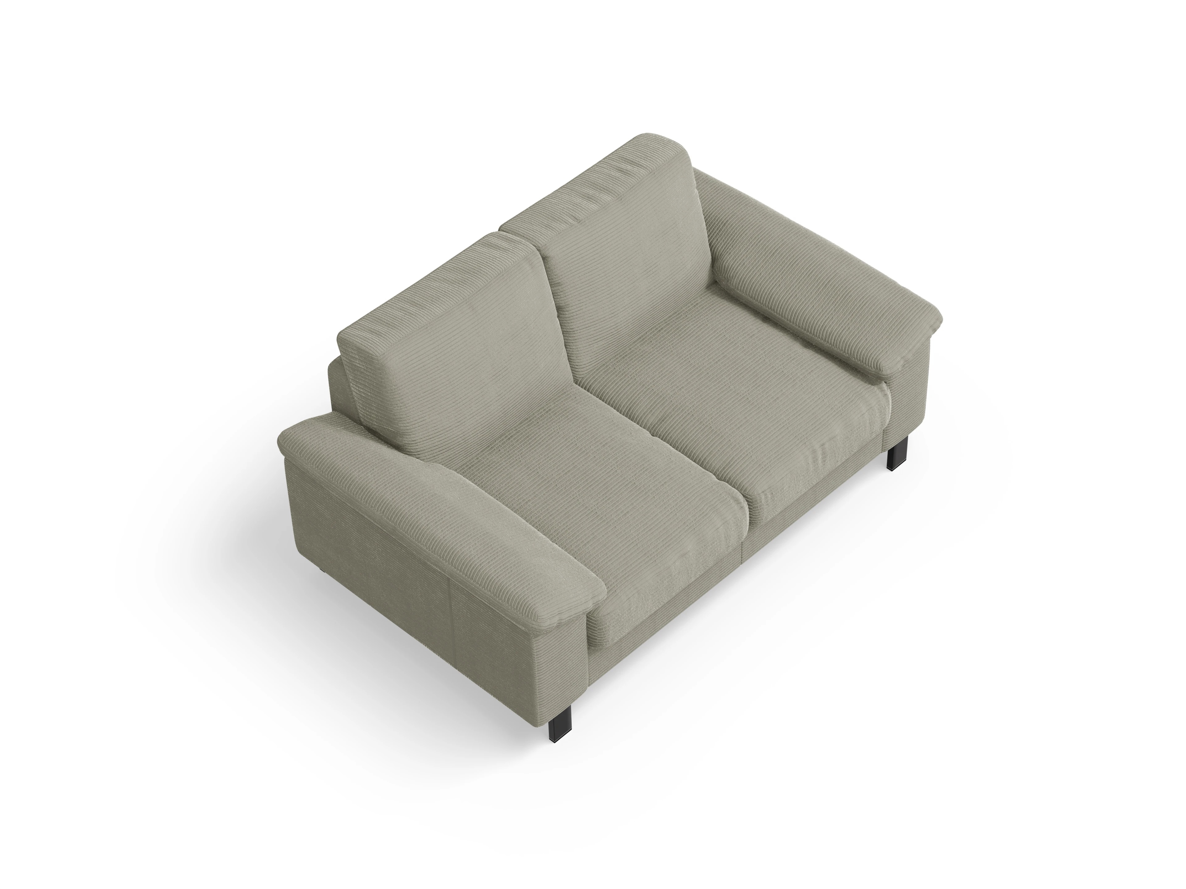 Casco 2-Sitzer Sofa Ansicht des Produktes Casco 2.0 2-Sitzer Sofa in Stoff Braun